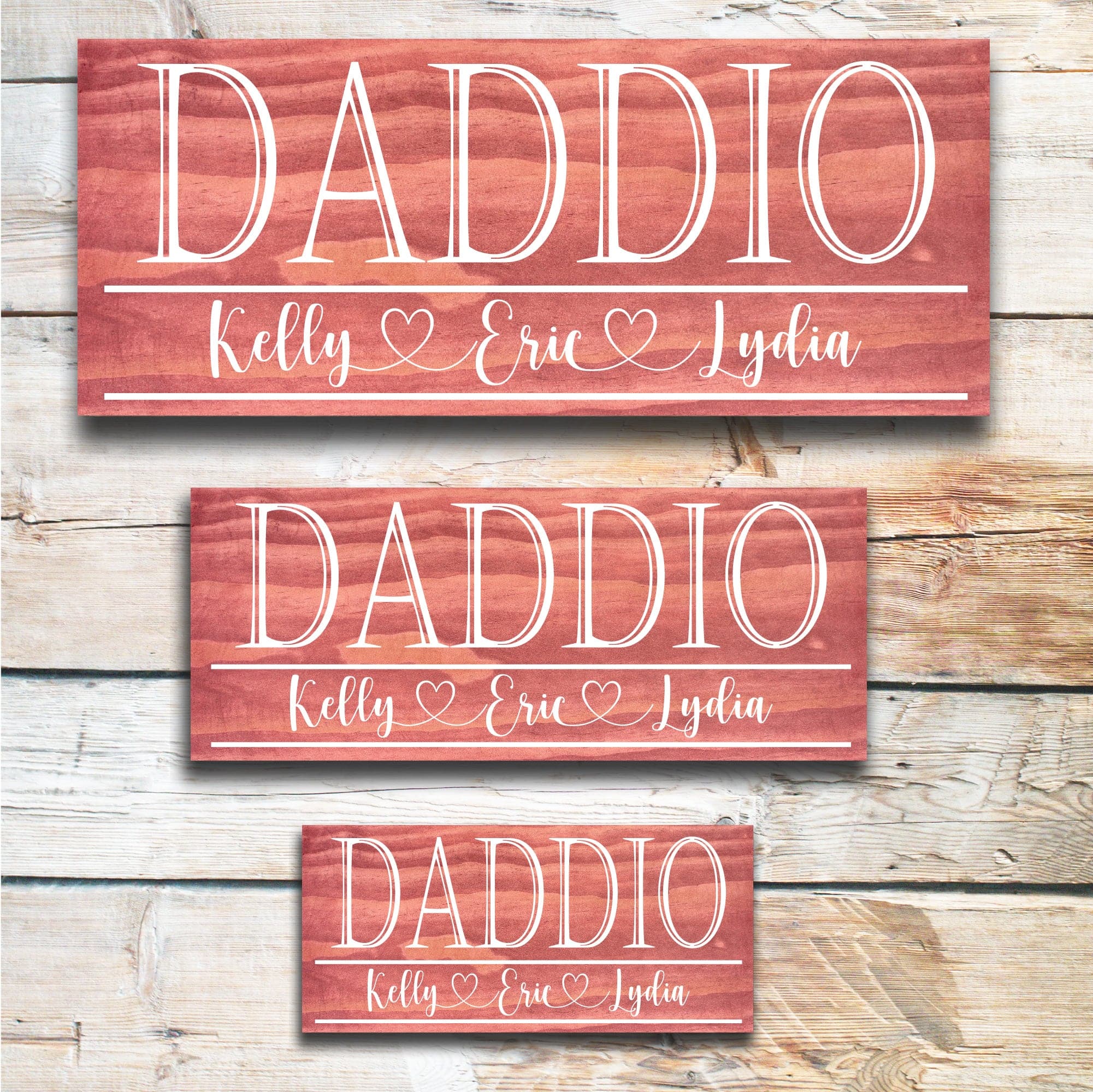 Daddio - Custom Father's Day Sign - Dream Big Printables