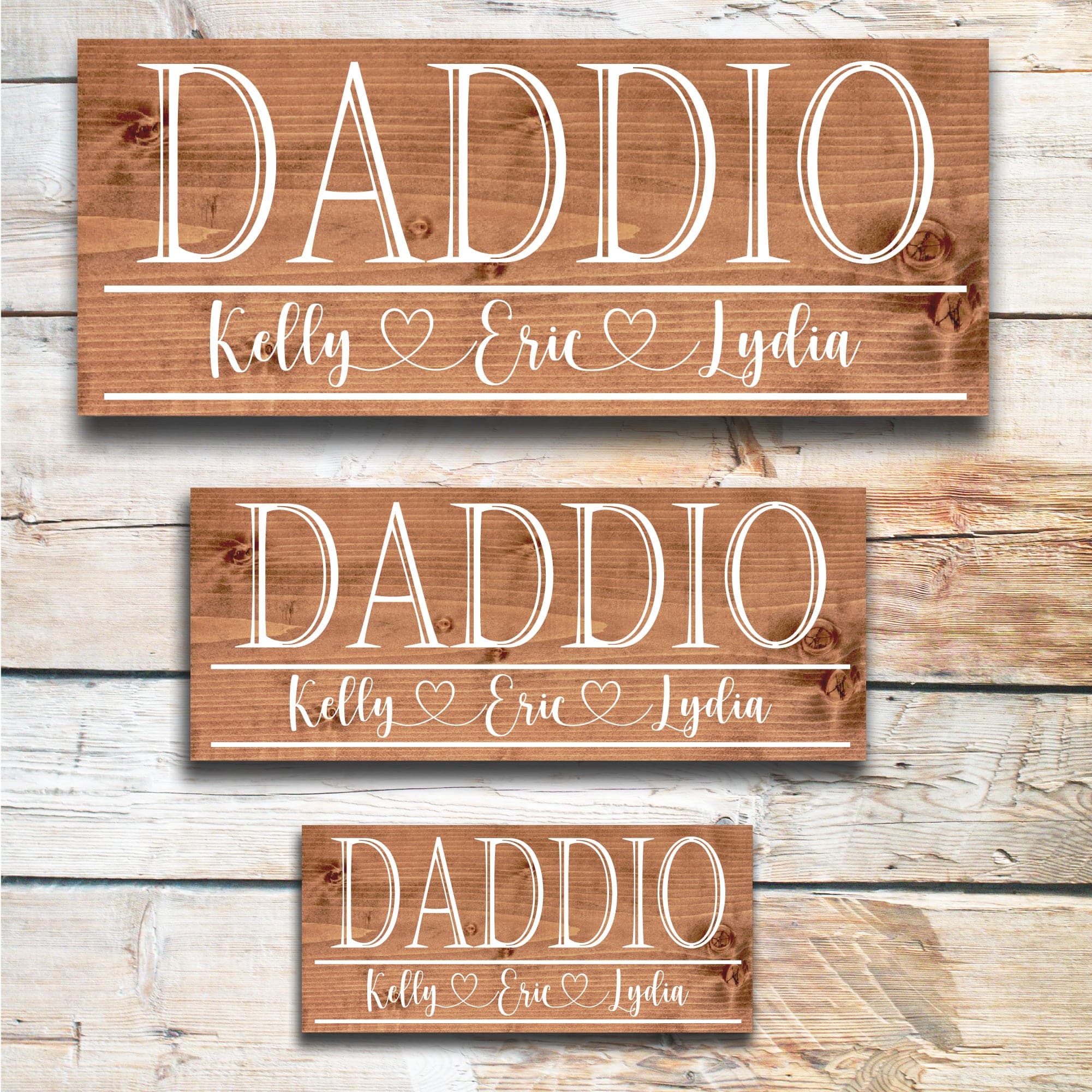 Daddio - Custom Father's Day Sign - Dream Big Printables