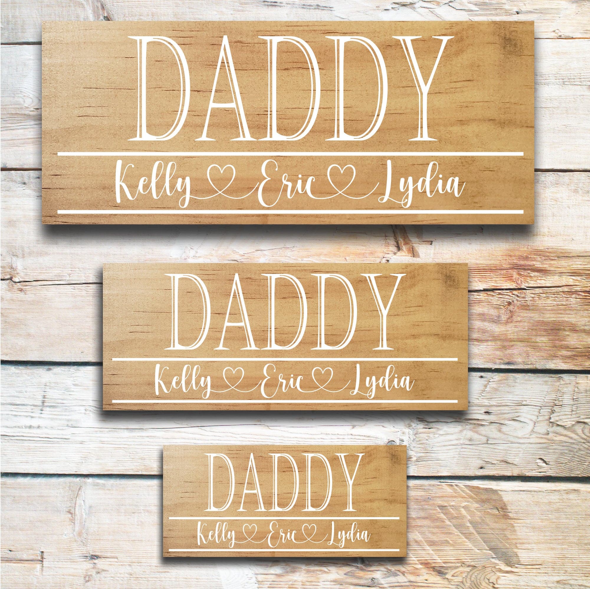 Daddy - Custom Father's Day Sign - Dream Big Printables