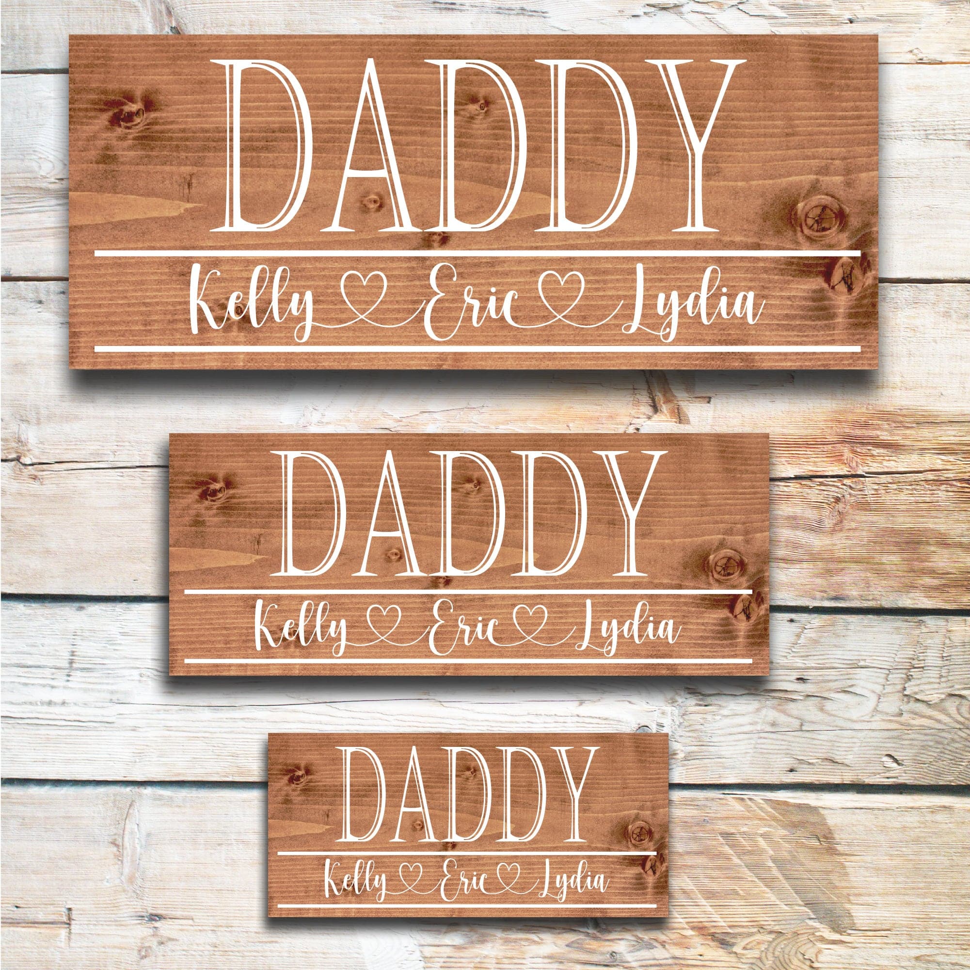 Daddy - Custom Father's Day Sign - Dream Big Printables