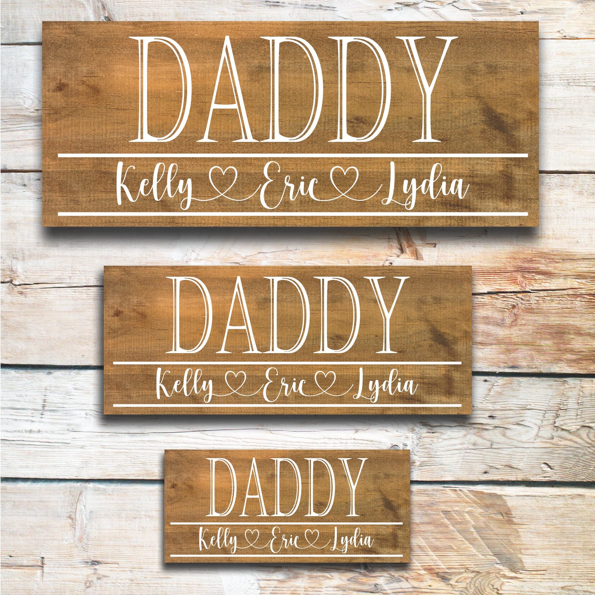 Daddy - Custom Father's Day Sign - Dream Big Printables