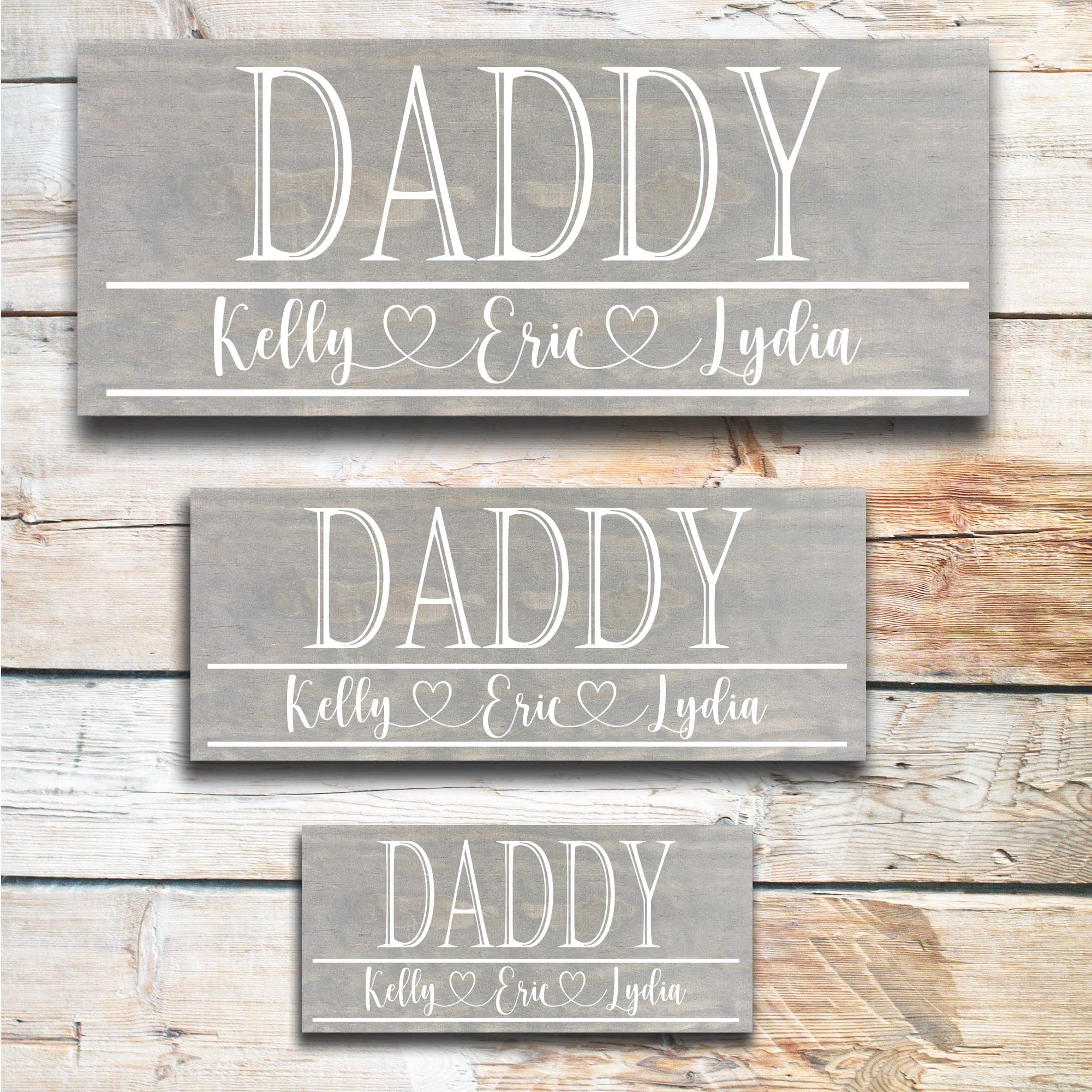 Daddy - Custom Father's Day Sign - Dream Big Printables