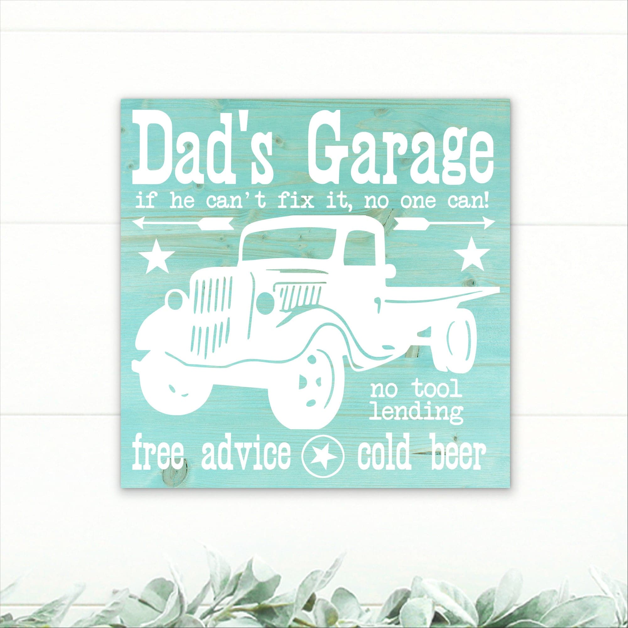 Dad's Garage - If He Can't Fix It, Nobody Can! - Dream Big Printables