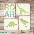 Dinosaur Bedroom Art Prints (Set of 4) - Unframed - 11x14s - Dream Big Printables