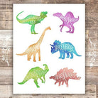 Dinosaurs Wall Art Print - Unframed - 8x10s - Dream Big Printables