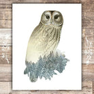 Double Exposure Owl Art Print - 8x10 - Dream Big Printables