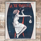 Dreaming La Parisienne Cover French Art Print - Unframed - 8x10 - Dream Big Printables