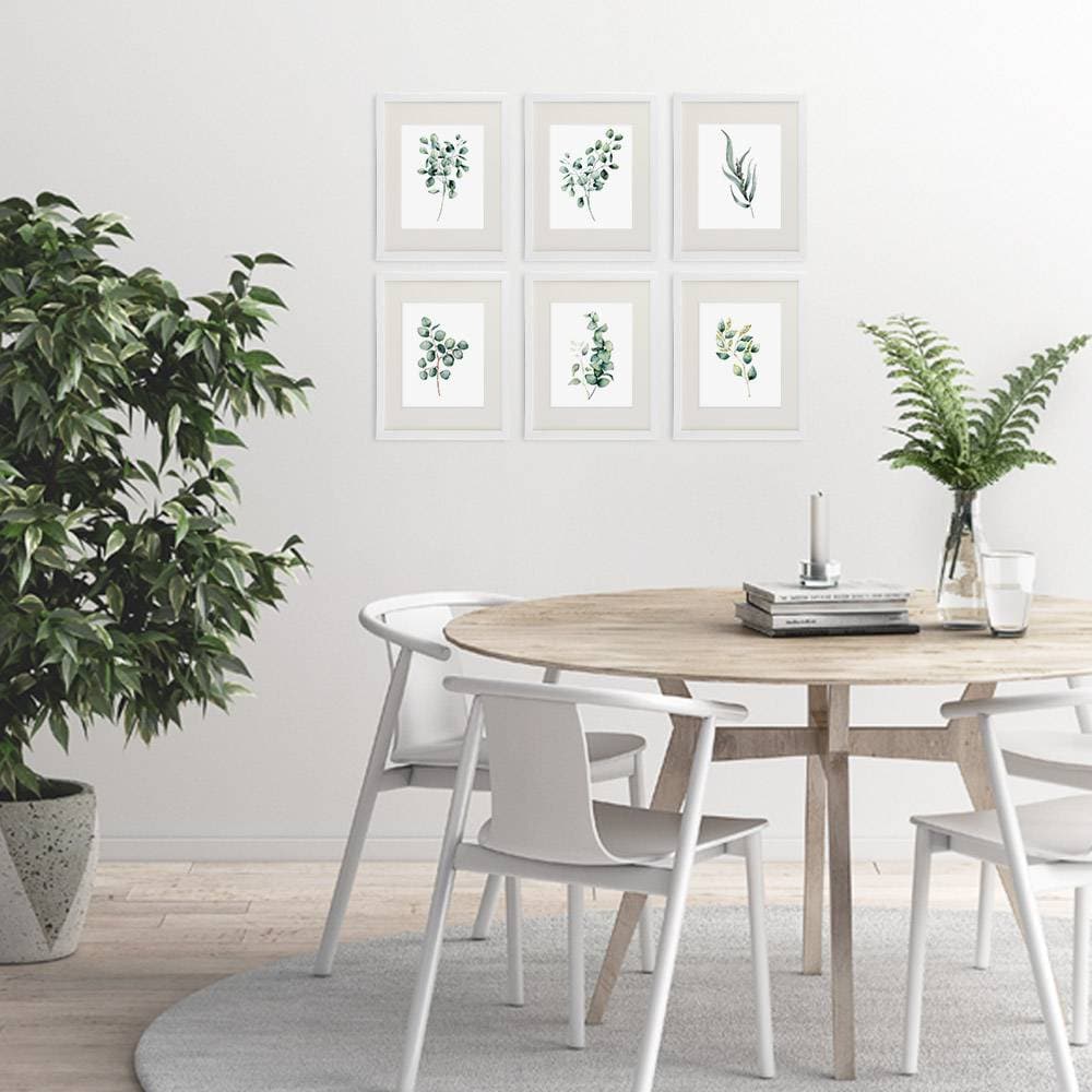 Eucalyptus Leaves | Botanical Prints Wall Art (Set of 6) - 8x10s - Dream Big Printables