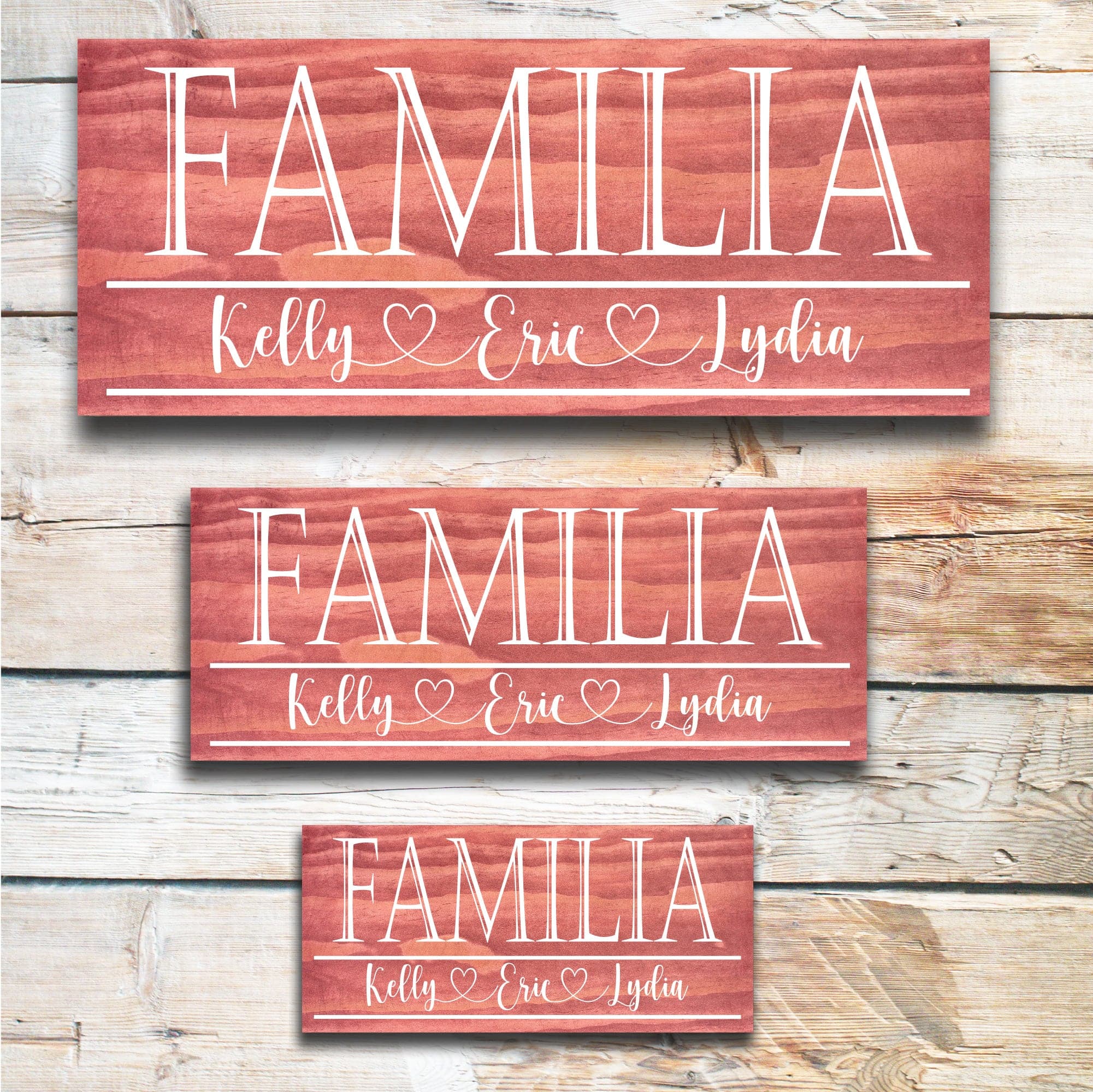 Familia - Custom Father's Day Sign - Dream Big Printables