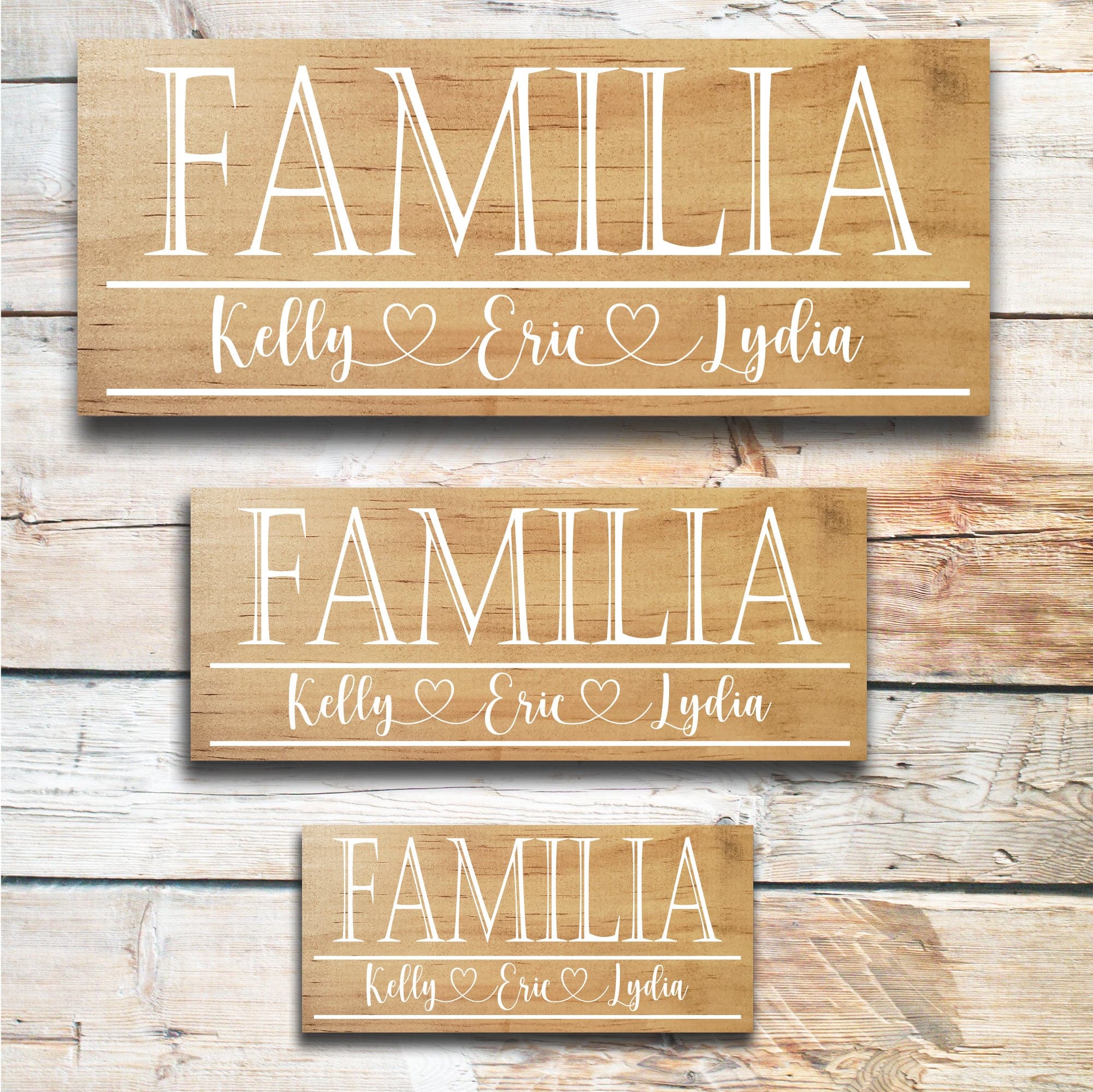 Familia - Custom Father's Day Sign - Dream Big Printables