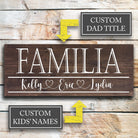 Familia - Custom Father's Day Sign - Dream Big Printables