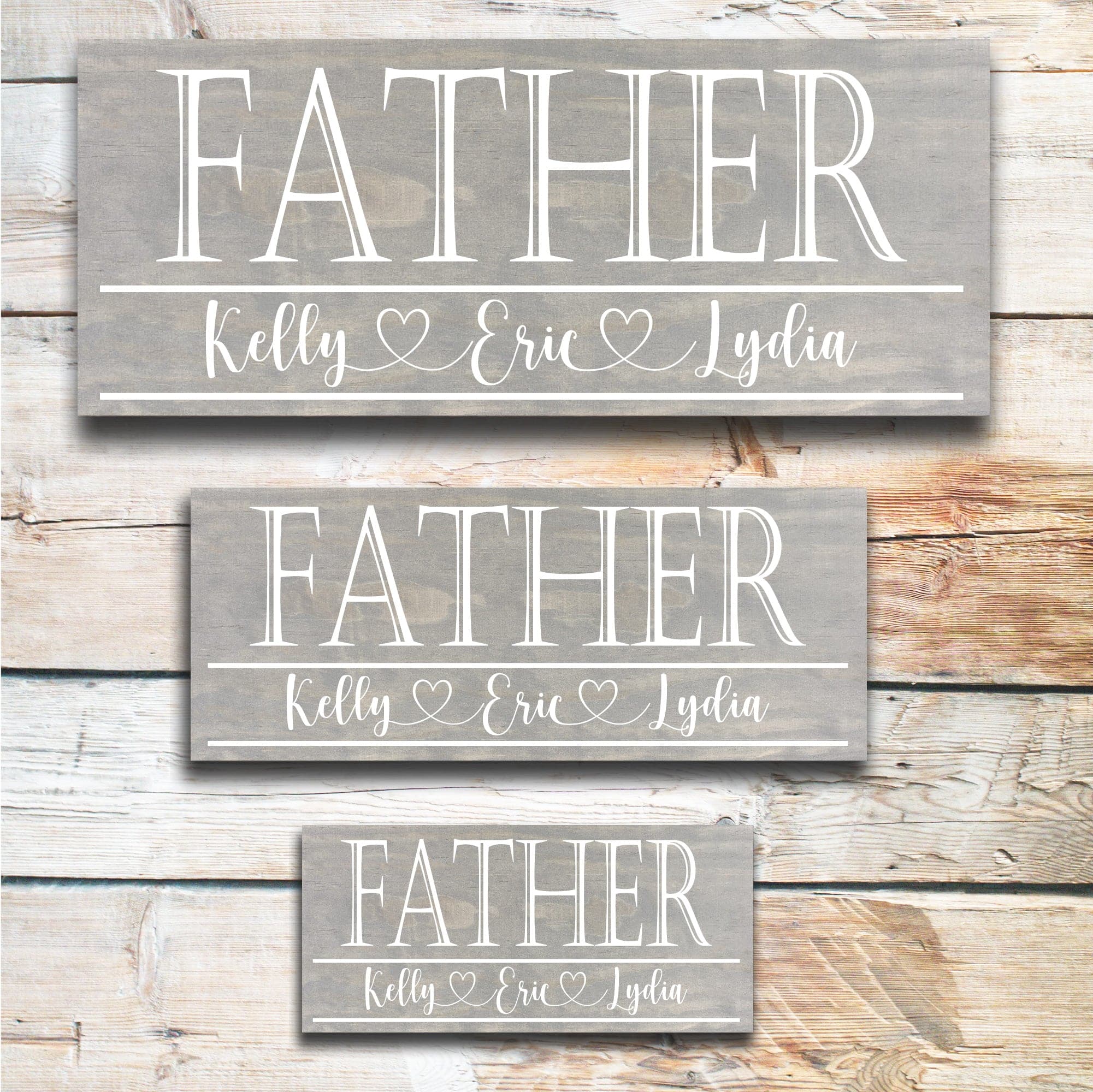 Father - Custom Father's Day Sign - Dream Big Printables