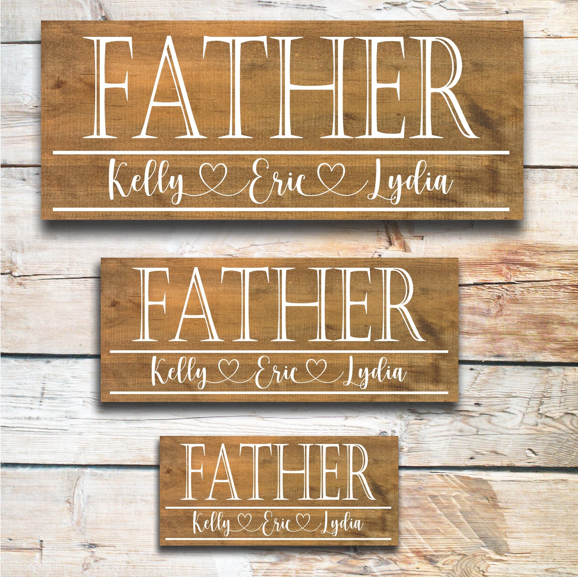 Father - Custom Father's Day Sign - Dream Big Printables