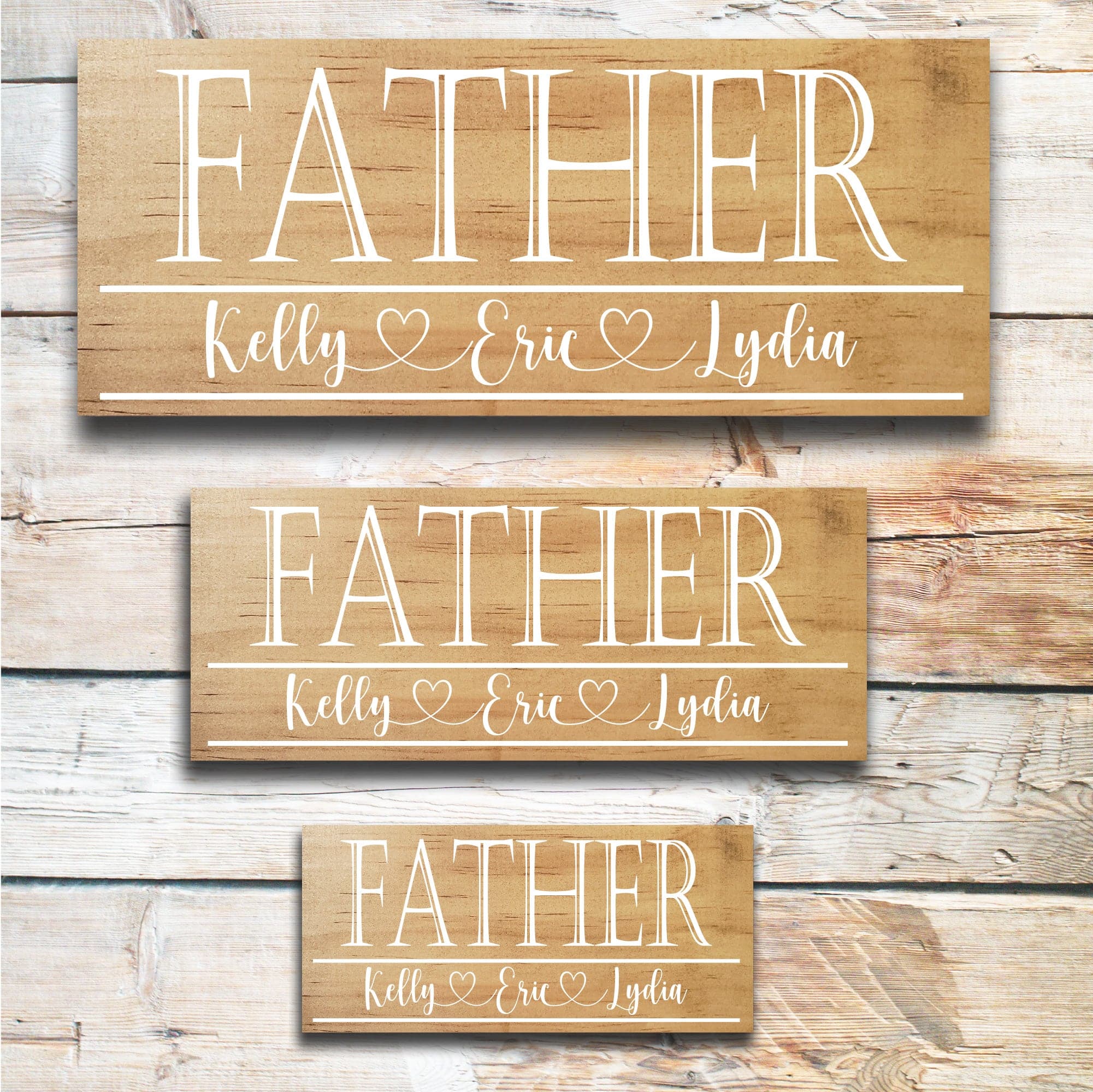 Father - Custom Father's Day Sign - Dream Big Printables