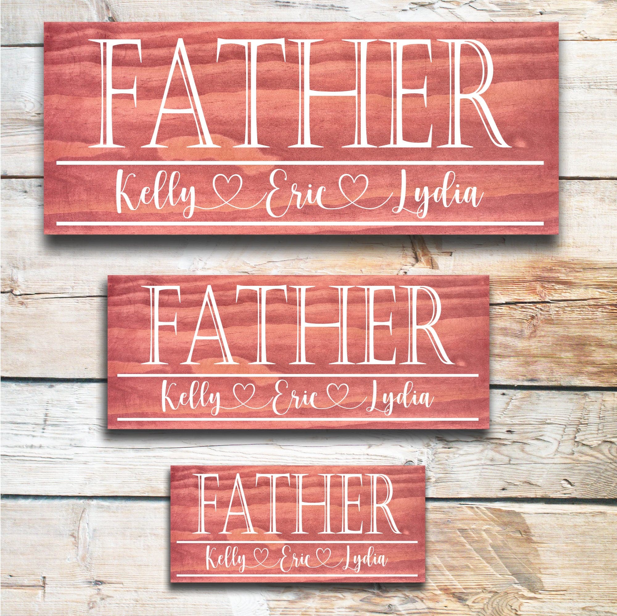 Father - Custom Father's Day Sign - Dream Big Printables