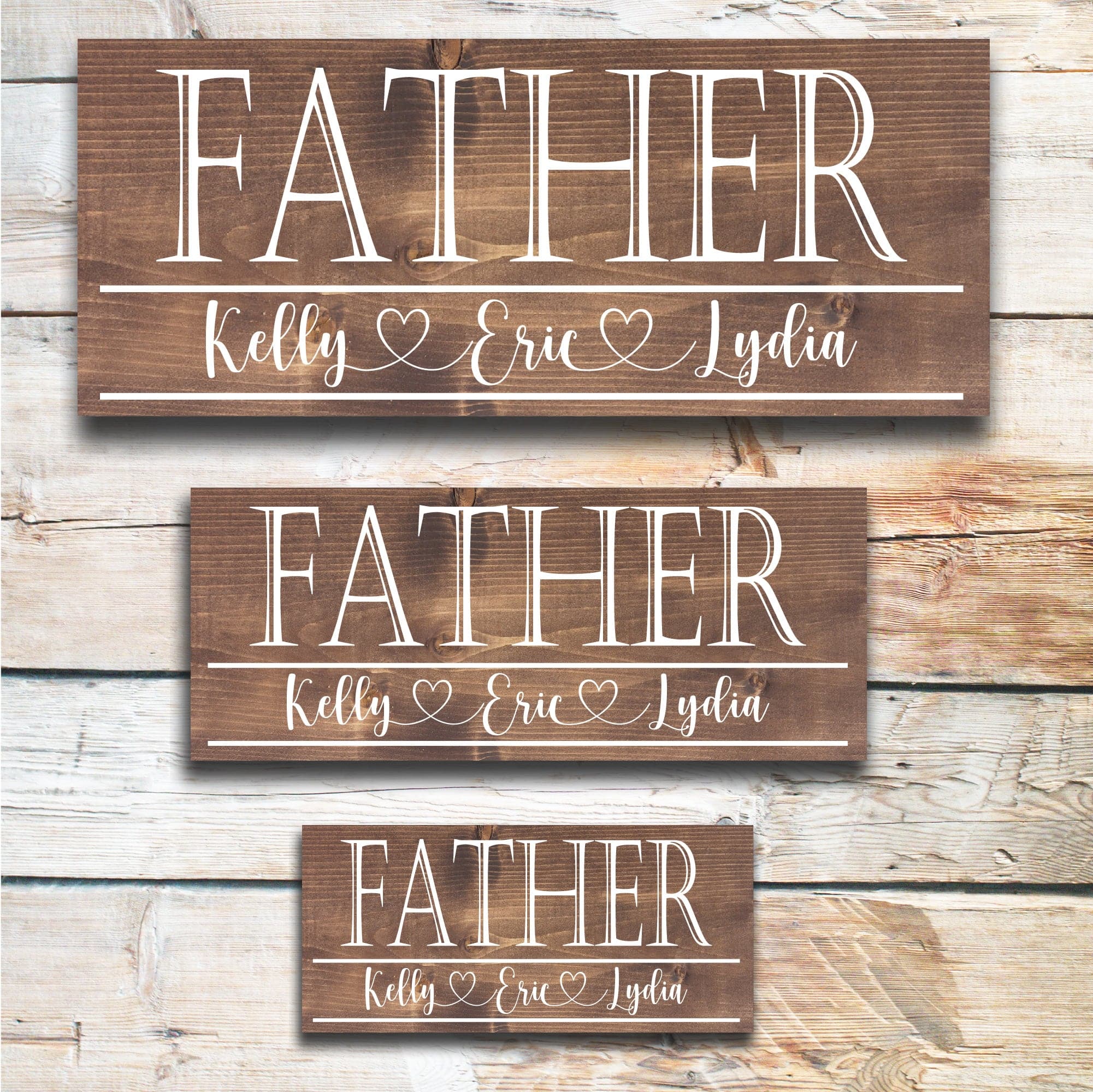 Father - Custom Father's Day Sign - Dream Big Printables