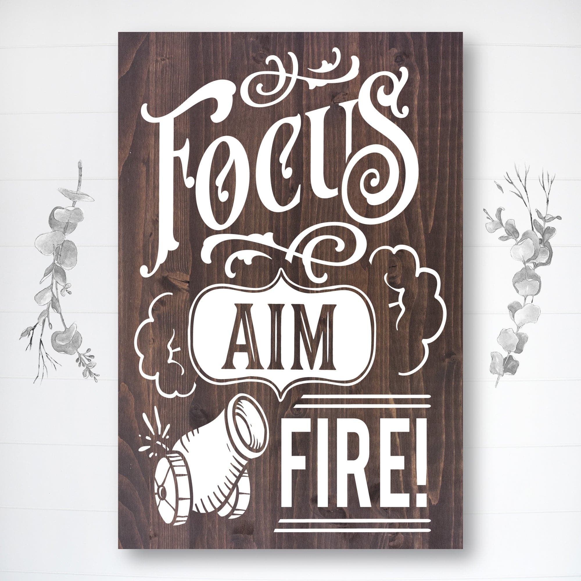 Focus Aim Fire - Dream Big Printables