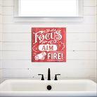 Focus Aim Fire - Dream Big Printables