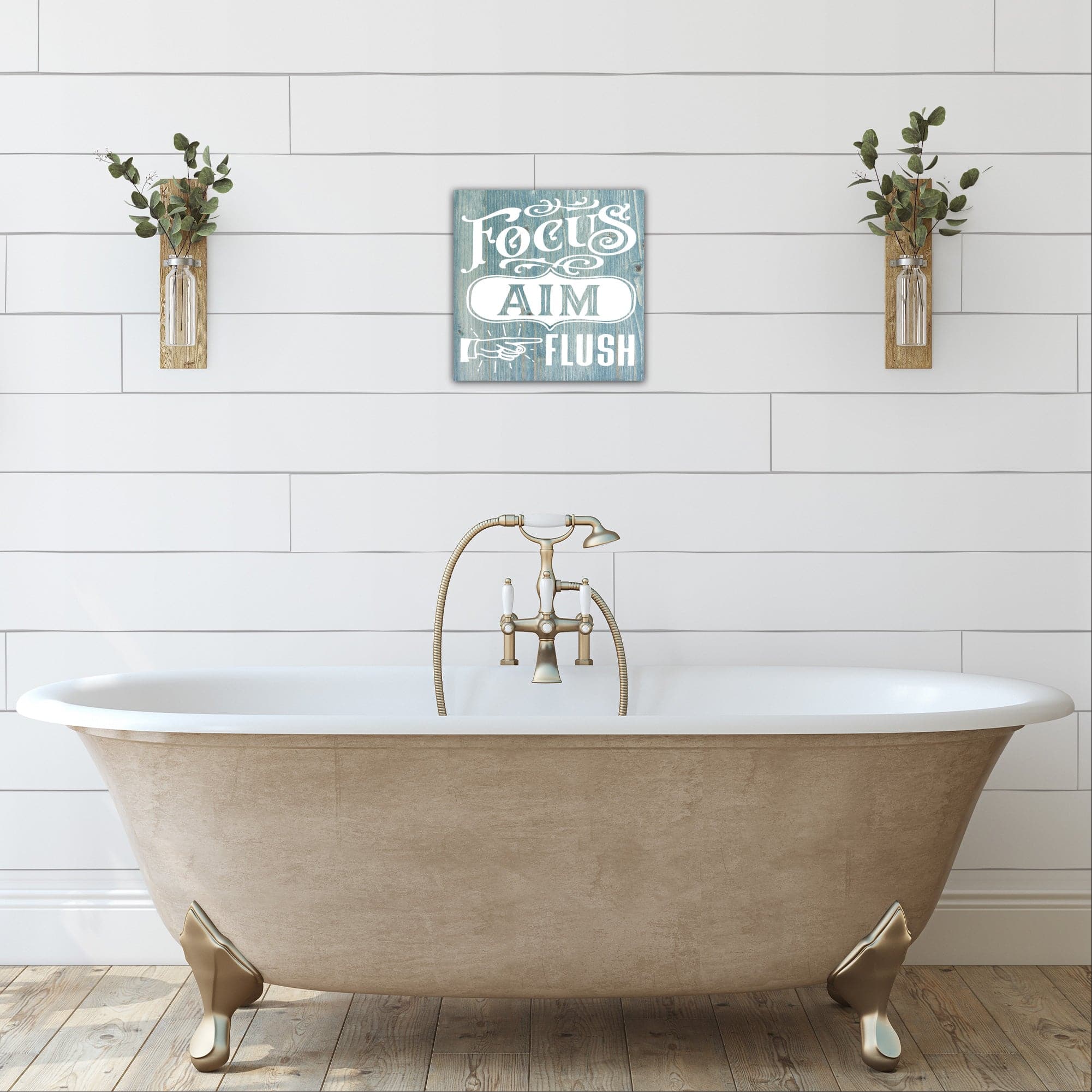 Focus Aim Flush - Dream Big Printables