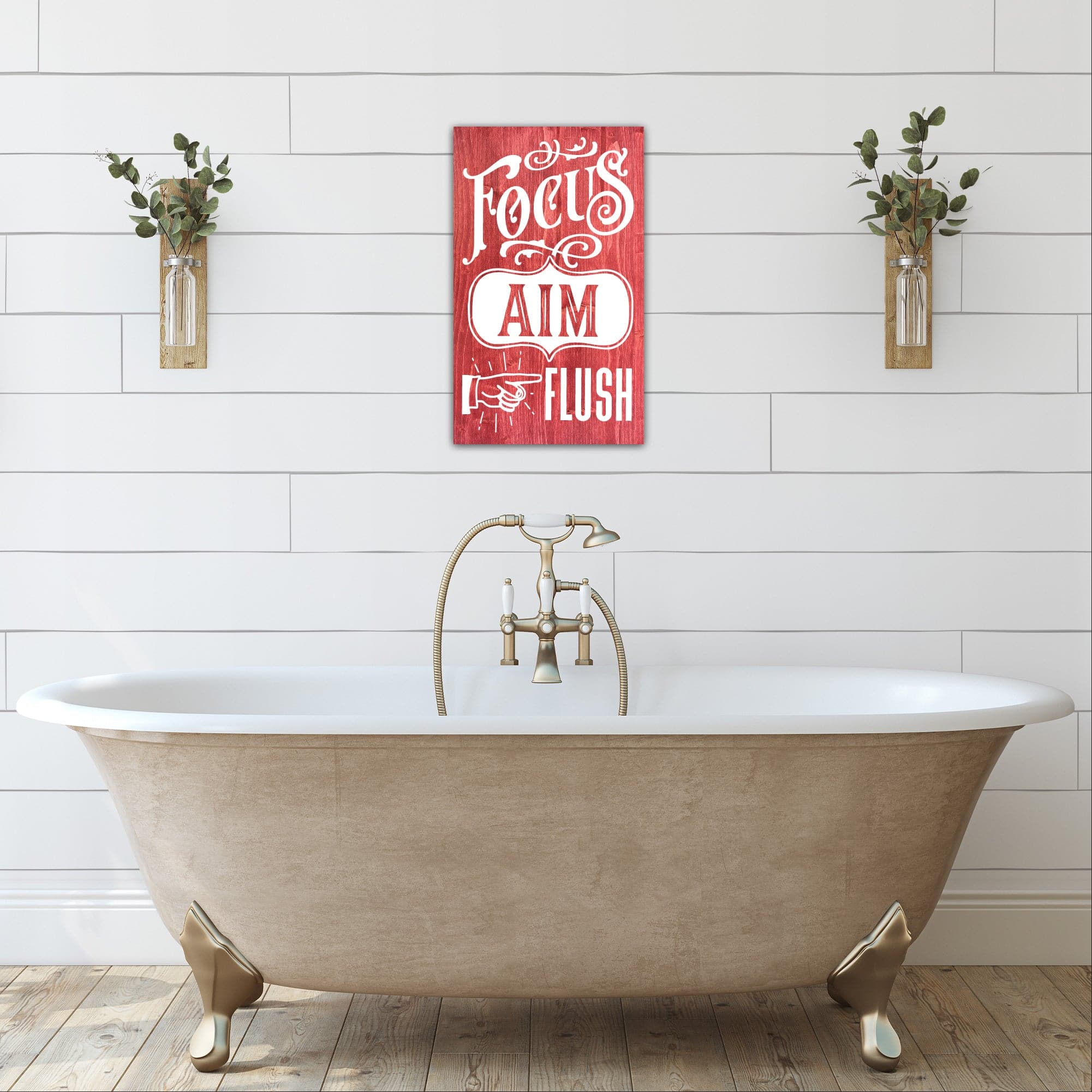 Focus Aim Flush - Dream Big Printables