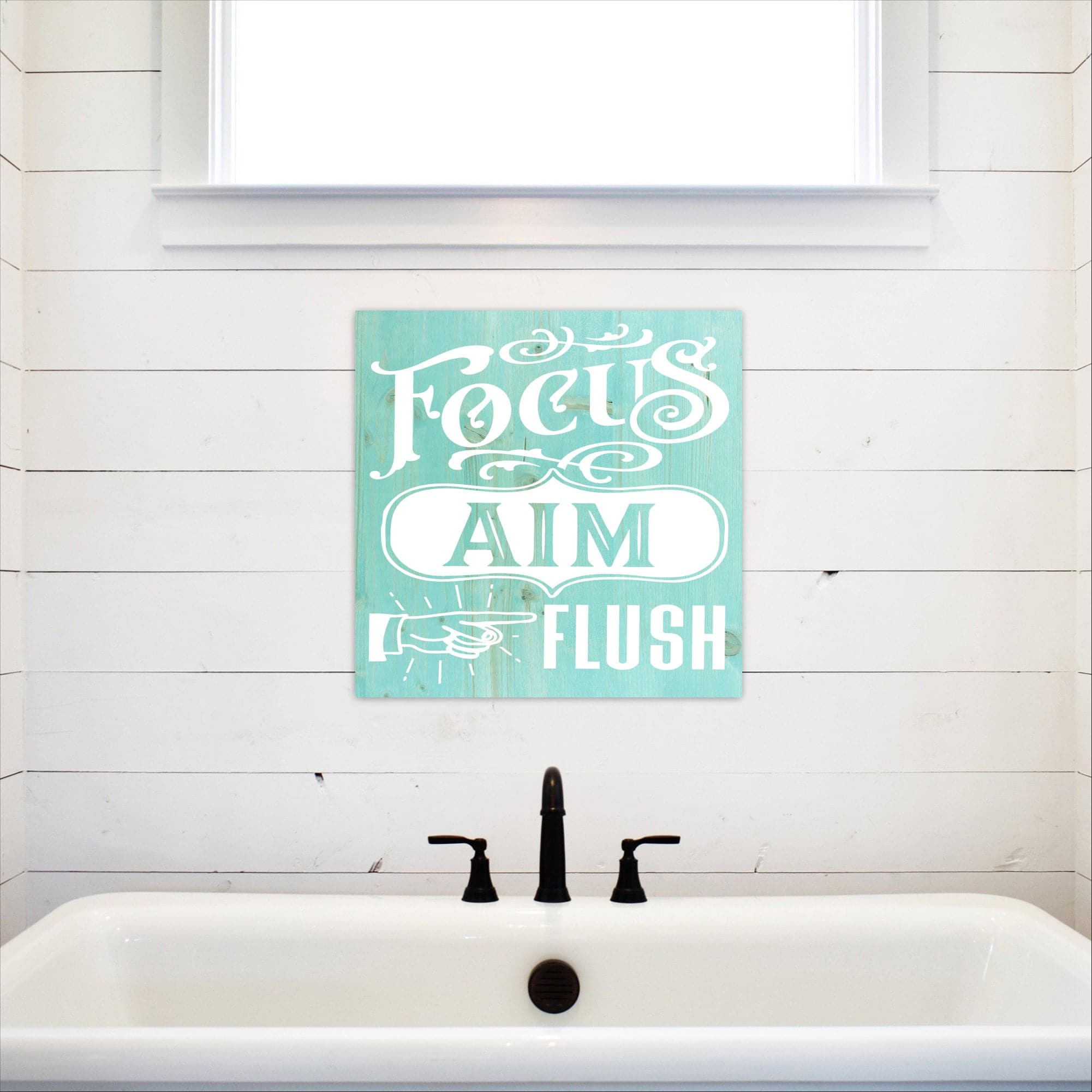 Focus Aim Flush - Dream Big Printables