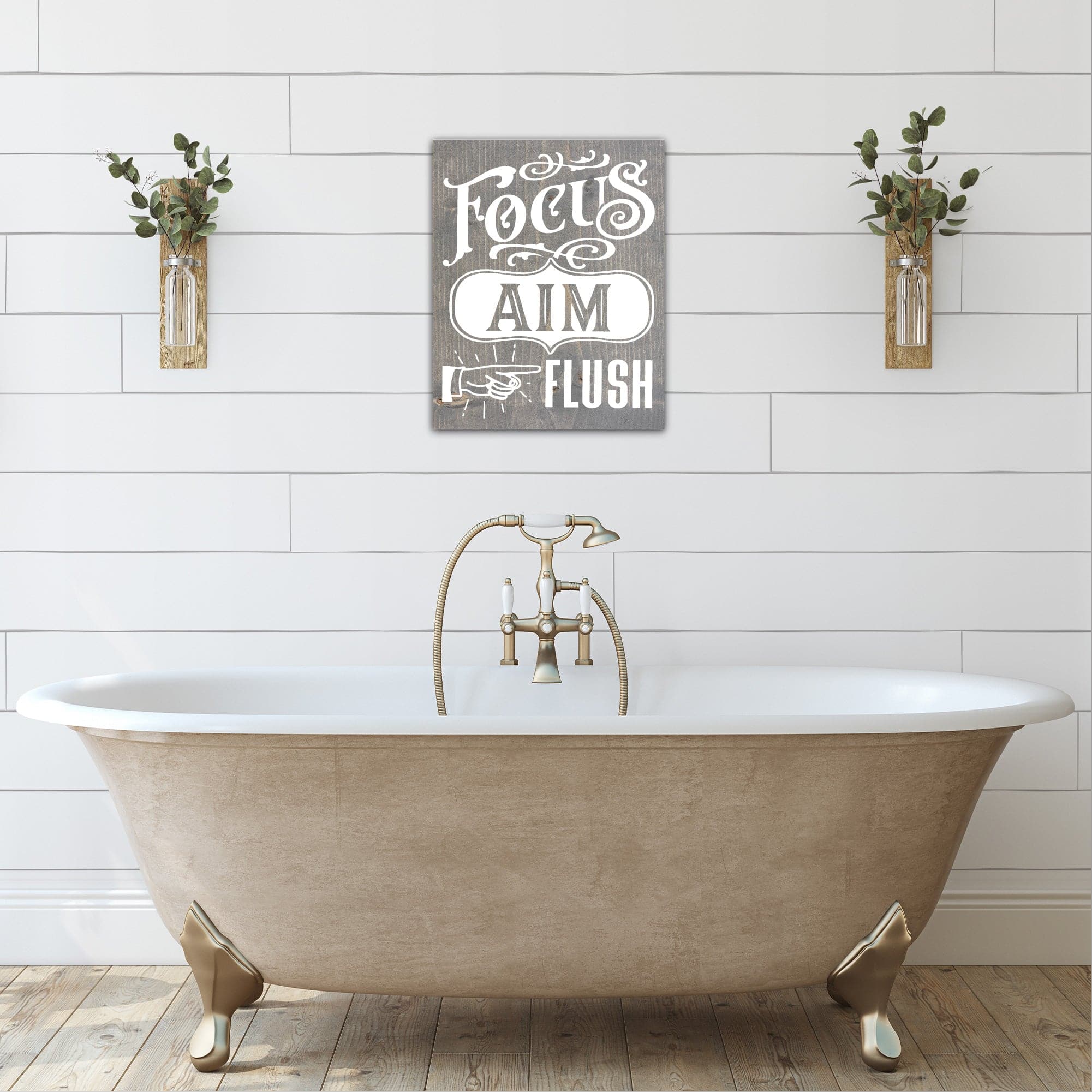 Focus Aim Flush - Dream Big Printables