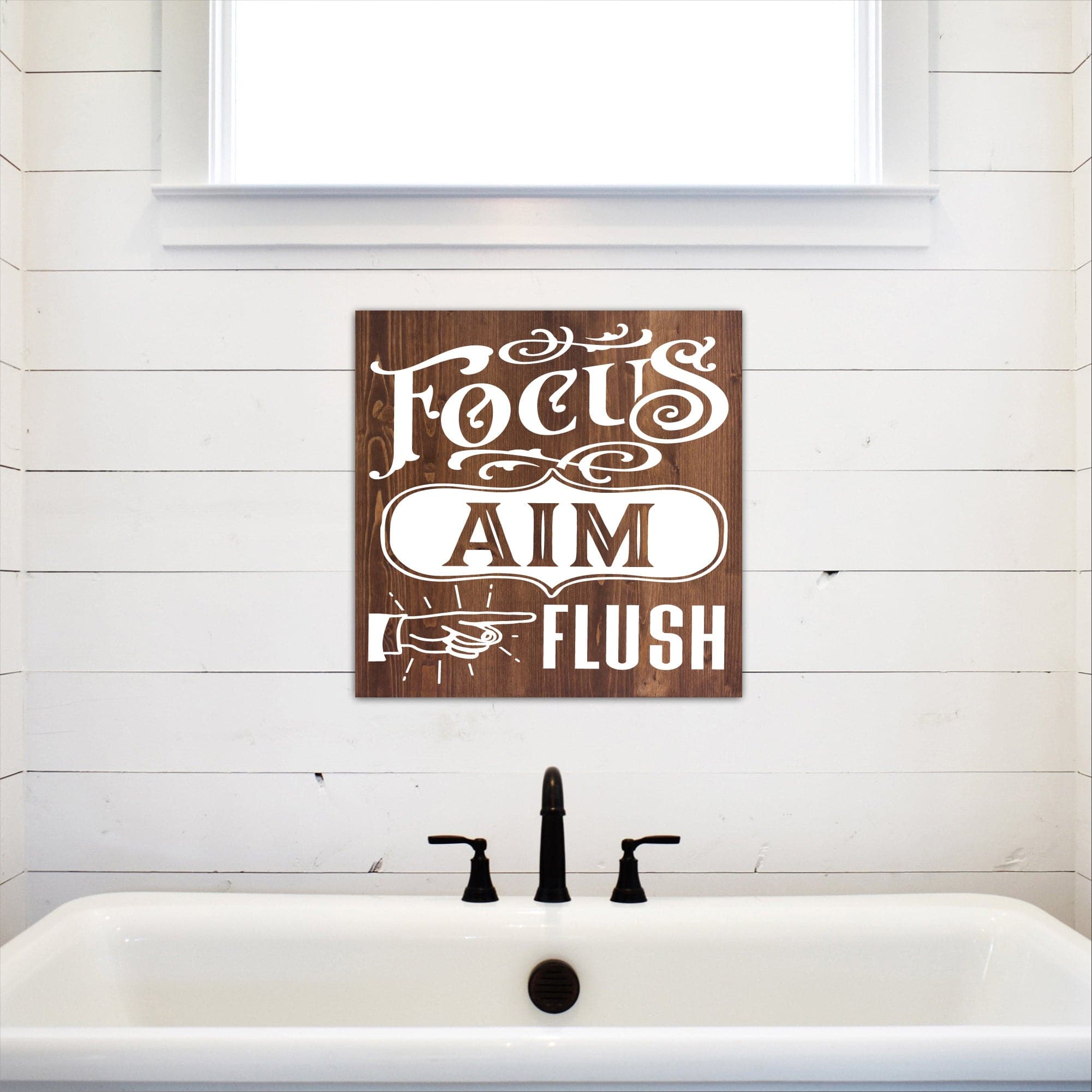 Focus Aim Flush - Dream Big Printables