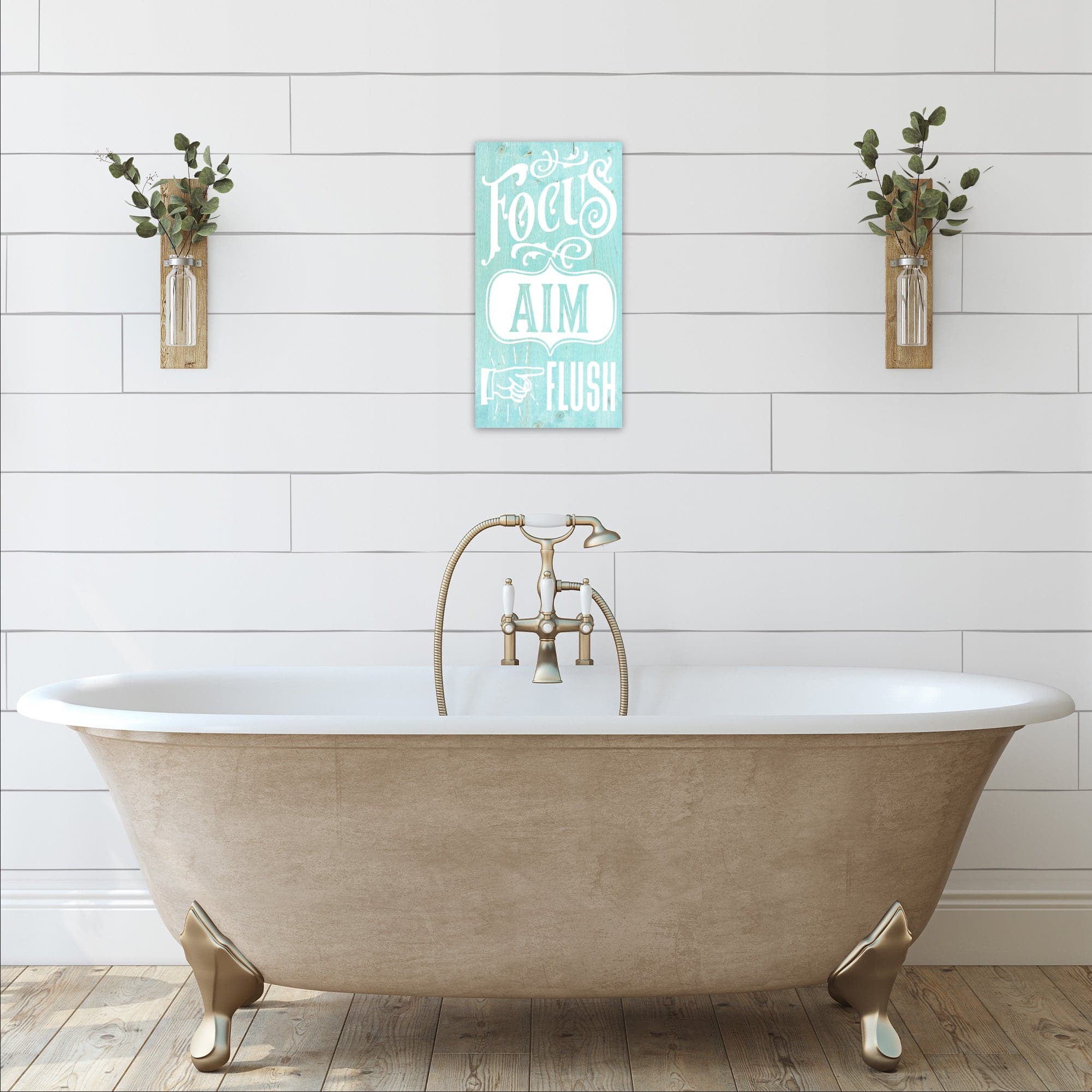 Focus Aim Flush - Dream Big Printables