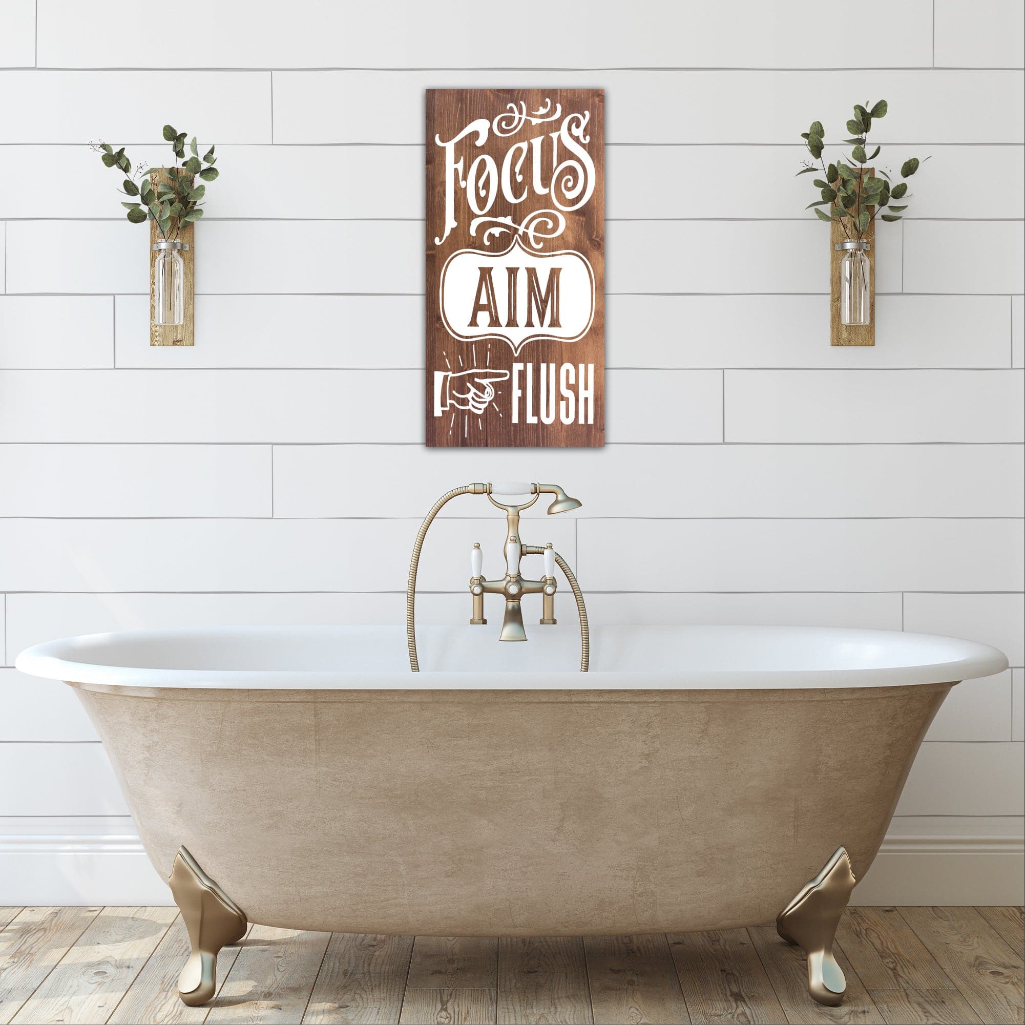 Focus Aim Flush - Dream Big Printables