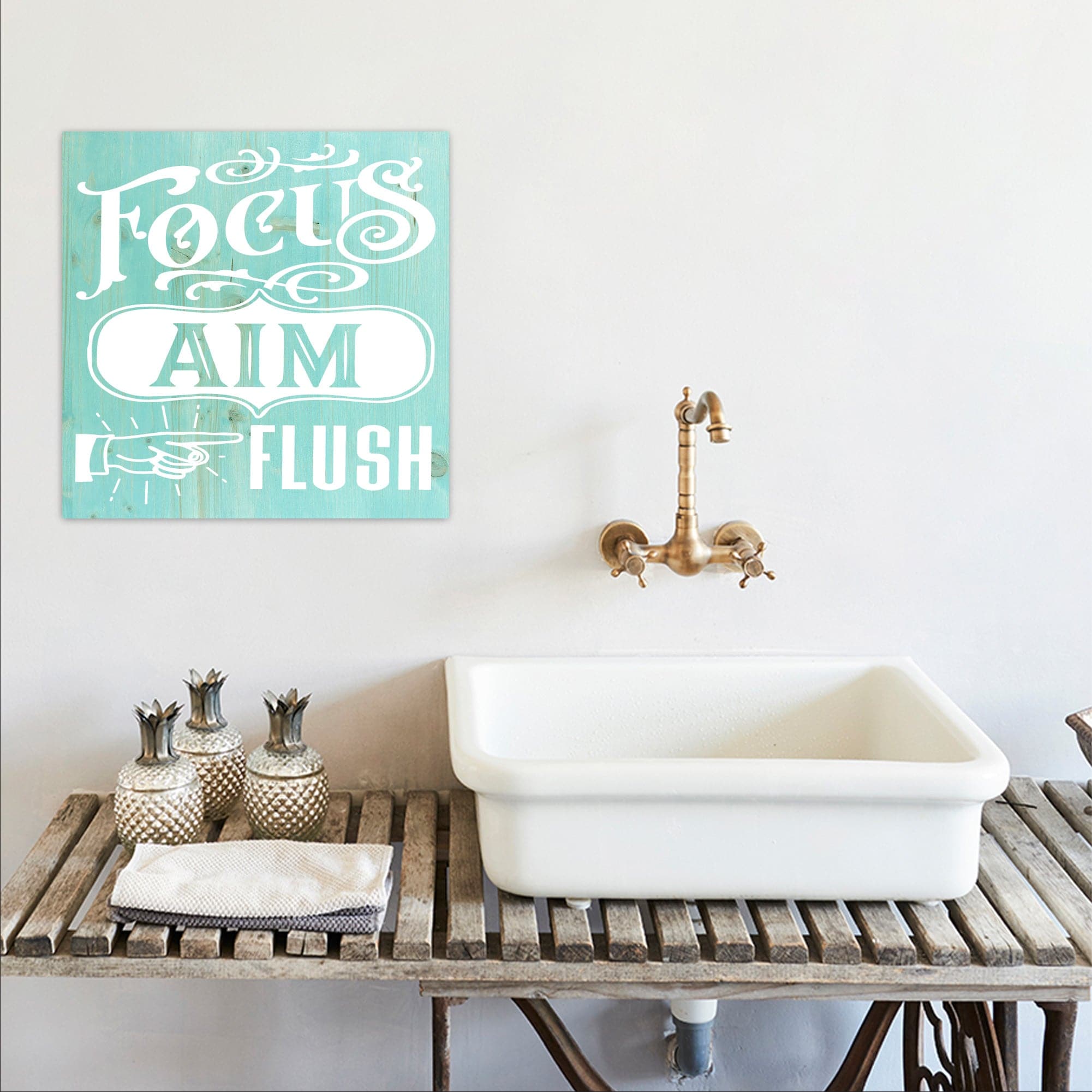 Focus Aim Flush - Dream Big Printables