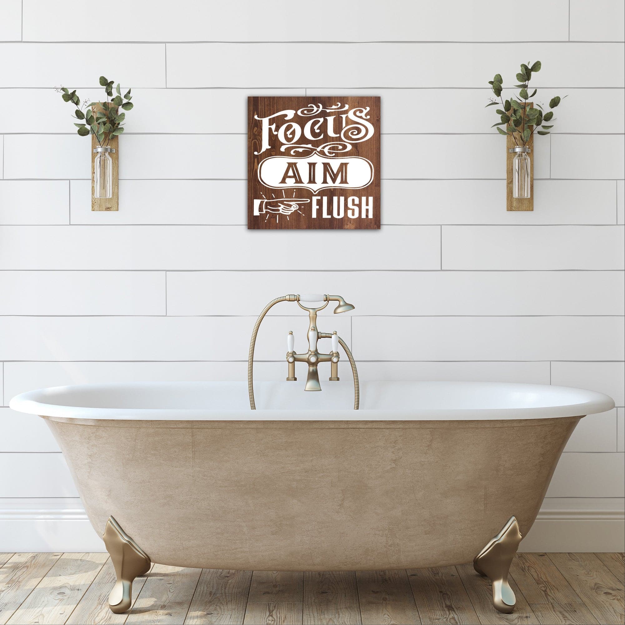 Focus Aim Flush - Dream Big Printables