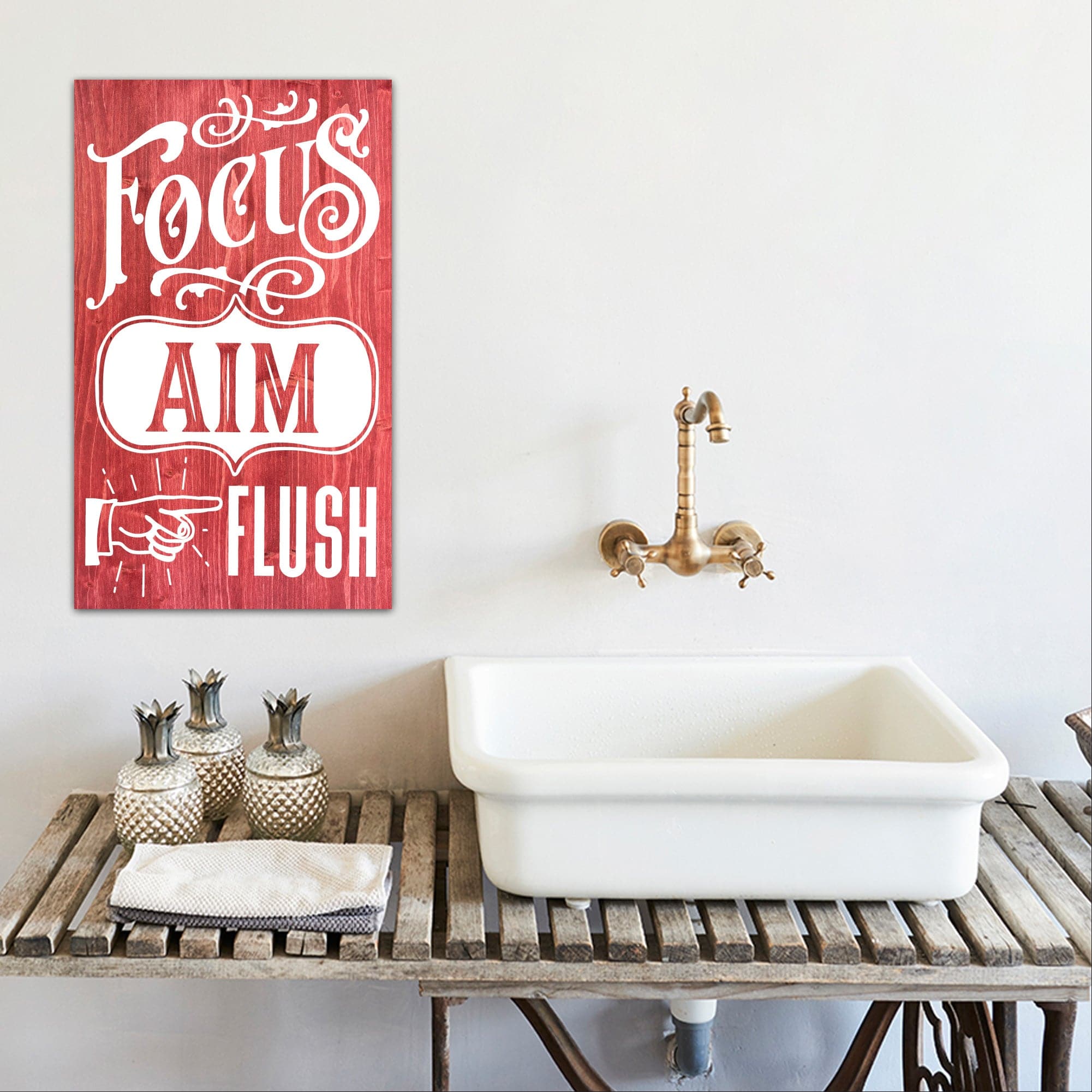 Focus Aim Flush - Dream Big Printables