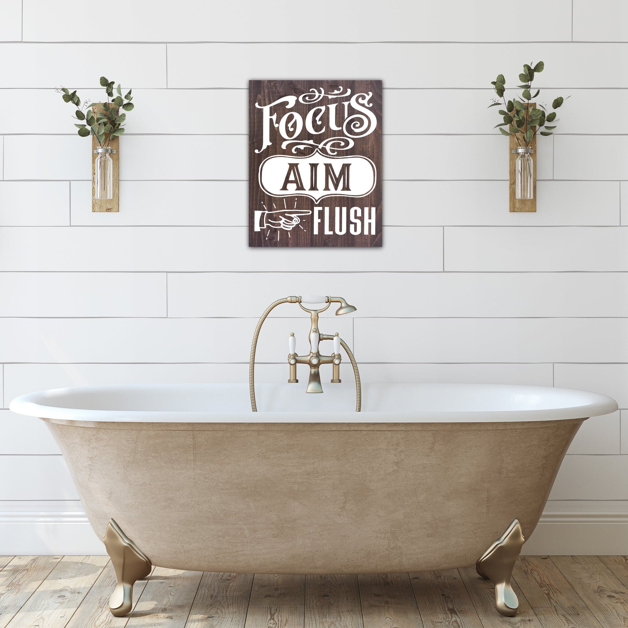 Focus Aim Flush - Dream Big Printables