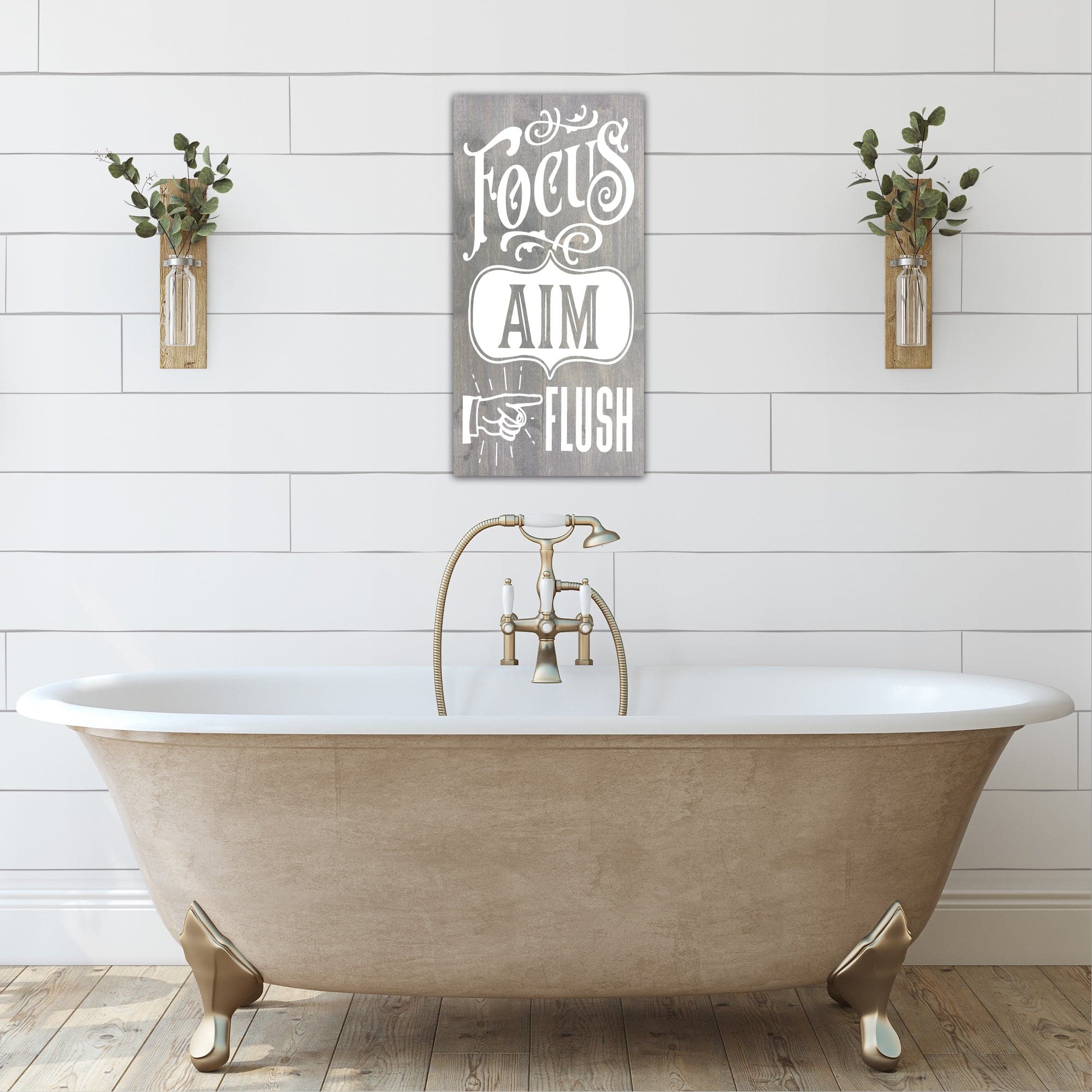 Focus Aim Flush - Dream Big Printables