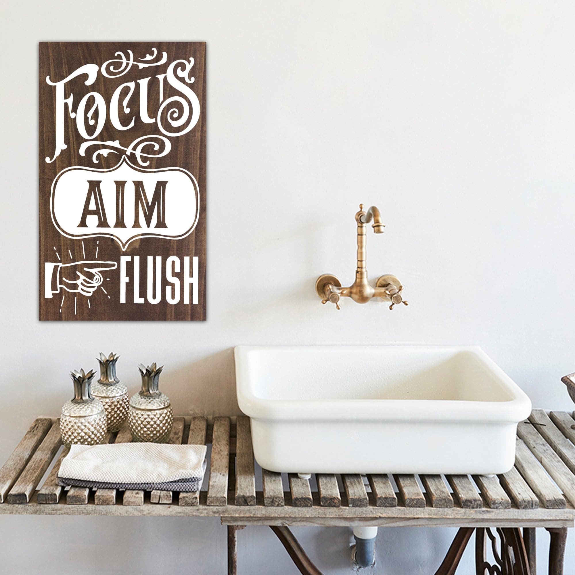 Focus Aim Flush - Dream Big Printables