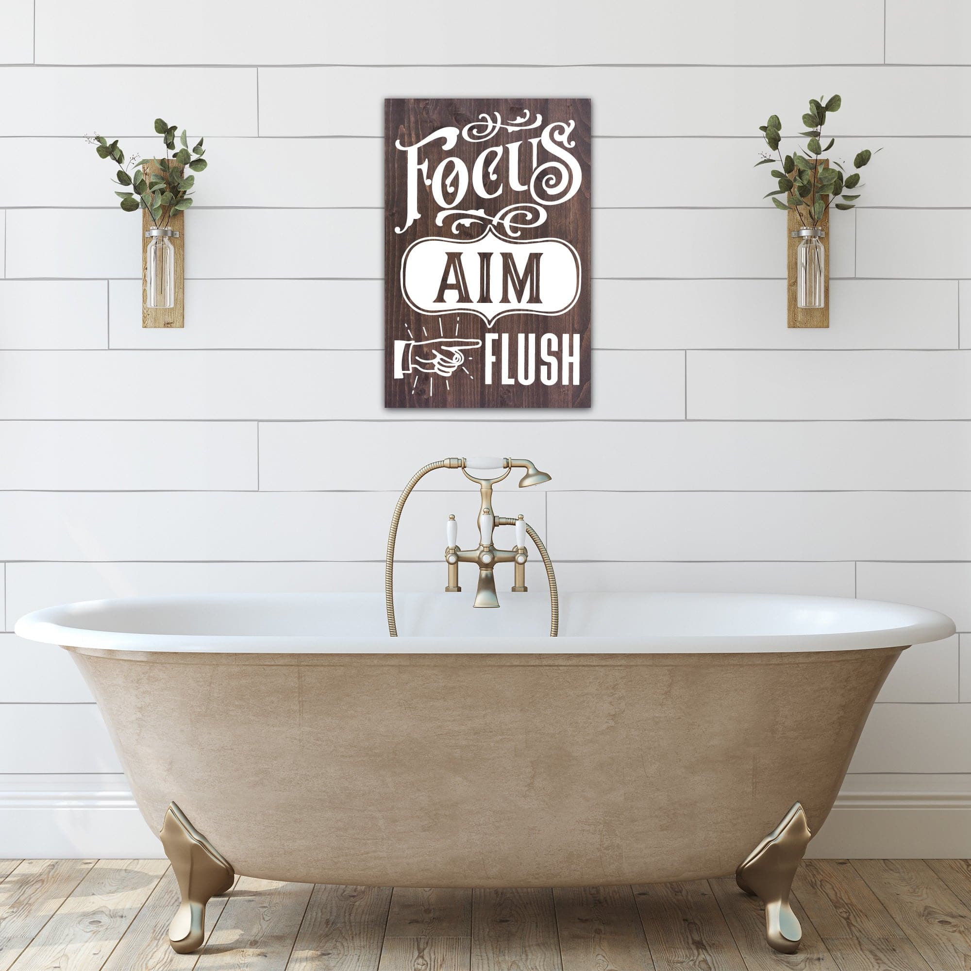 Focus Aim Flush - Dream Big Printables