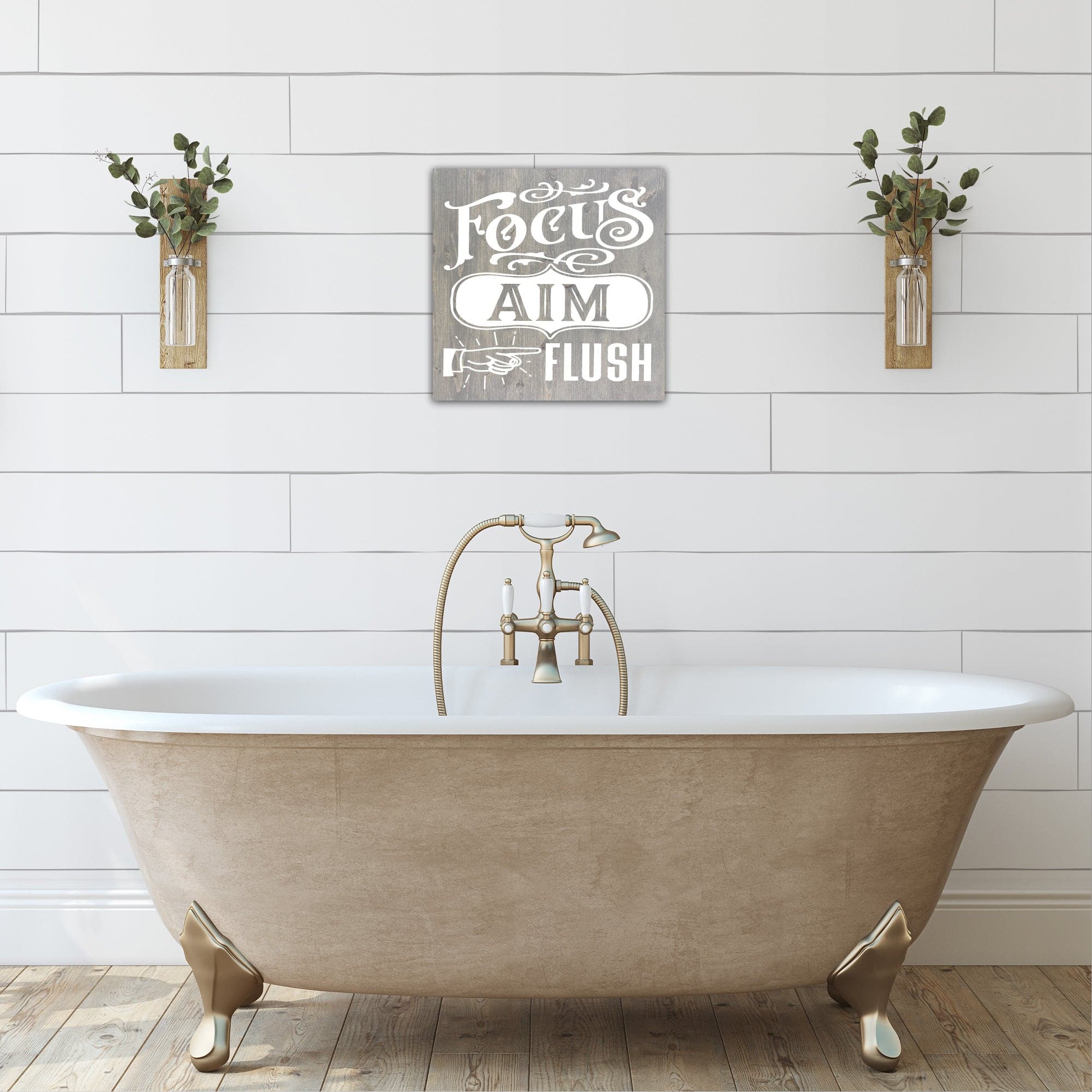 Focus Aim Flush - Dream Big Printables