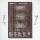 Forgot Your Phone Word Search - 16 x 24 - Dream Big Printables