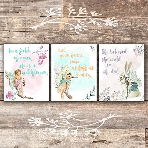 Set of 3 Fairy Paintings / offers Artwork