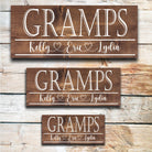 Gramps - Custom Father's Day Sign - Dream Big Printables