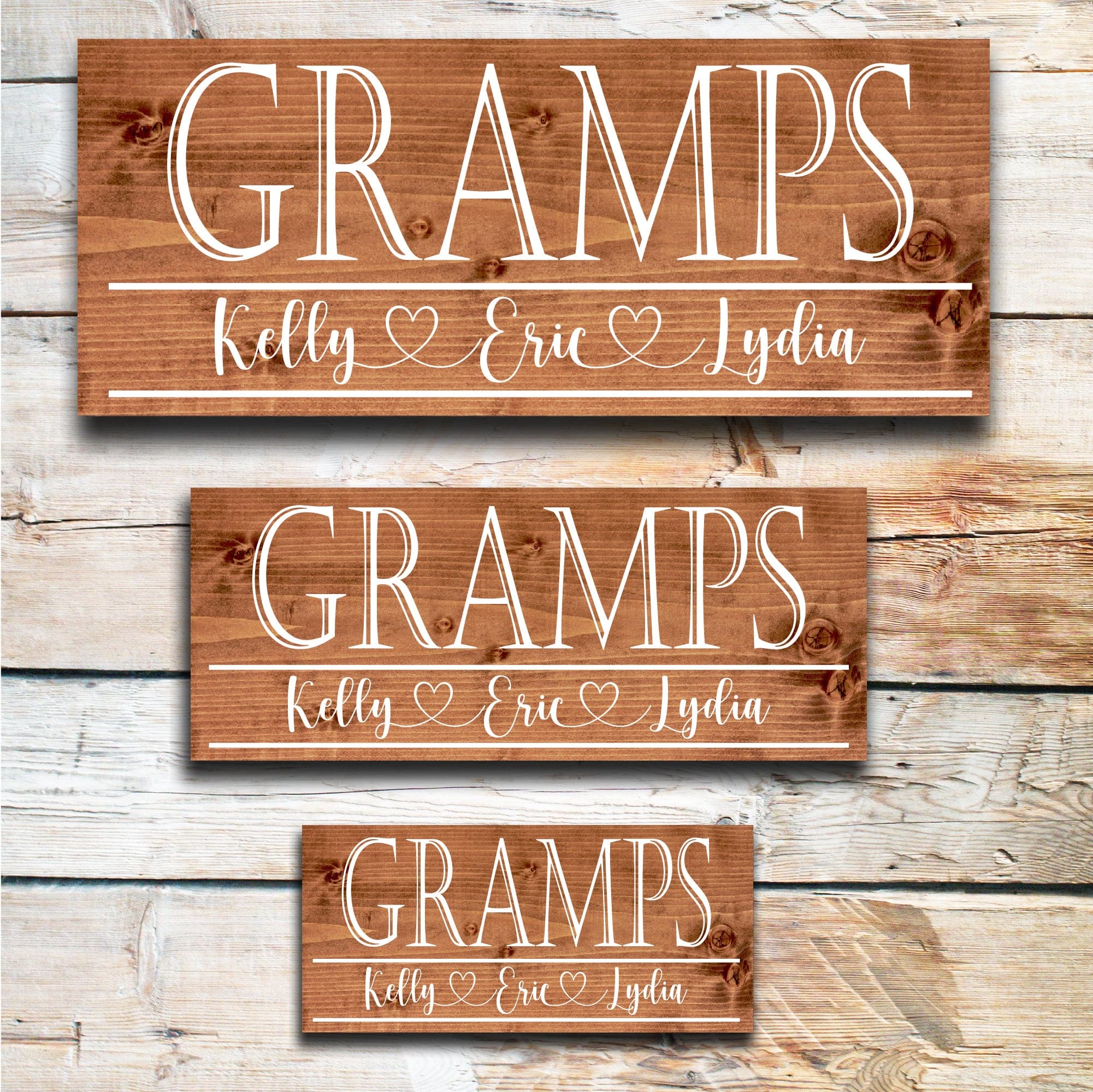 Gramps - Custom Father's Day Sign - Dream Big Printables