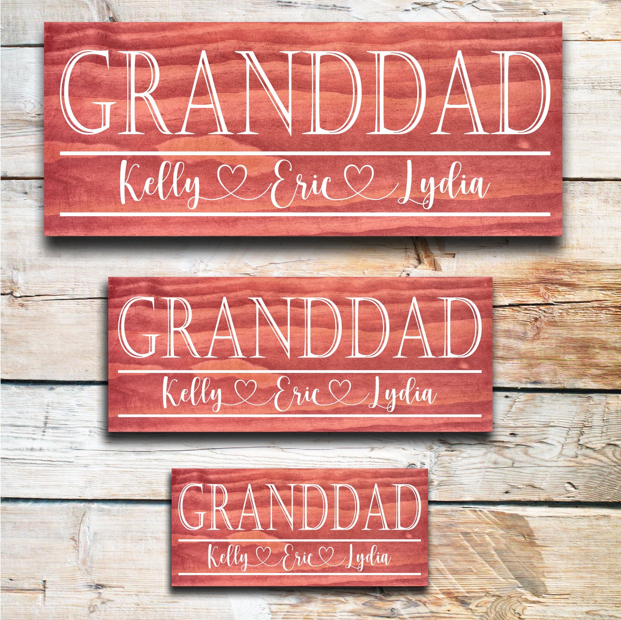 Grand Dad - Custom Father's Day Sign - Dream Big Printables