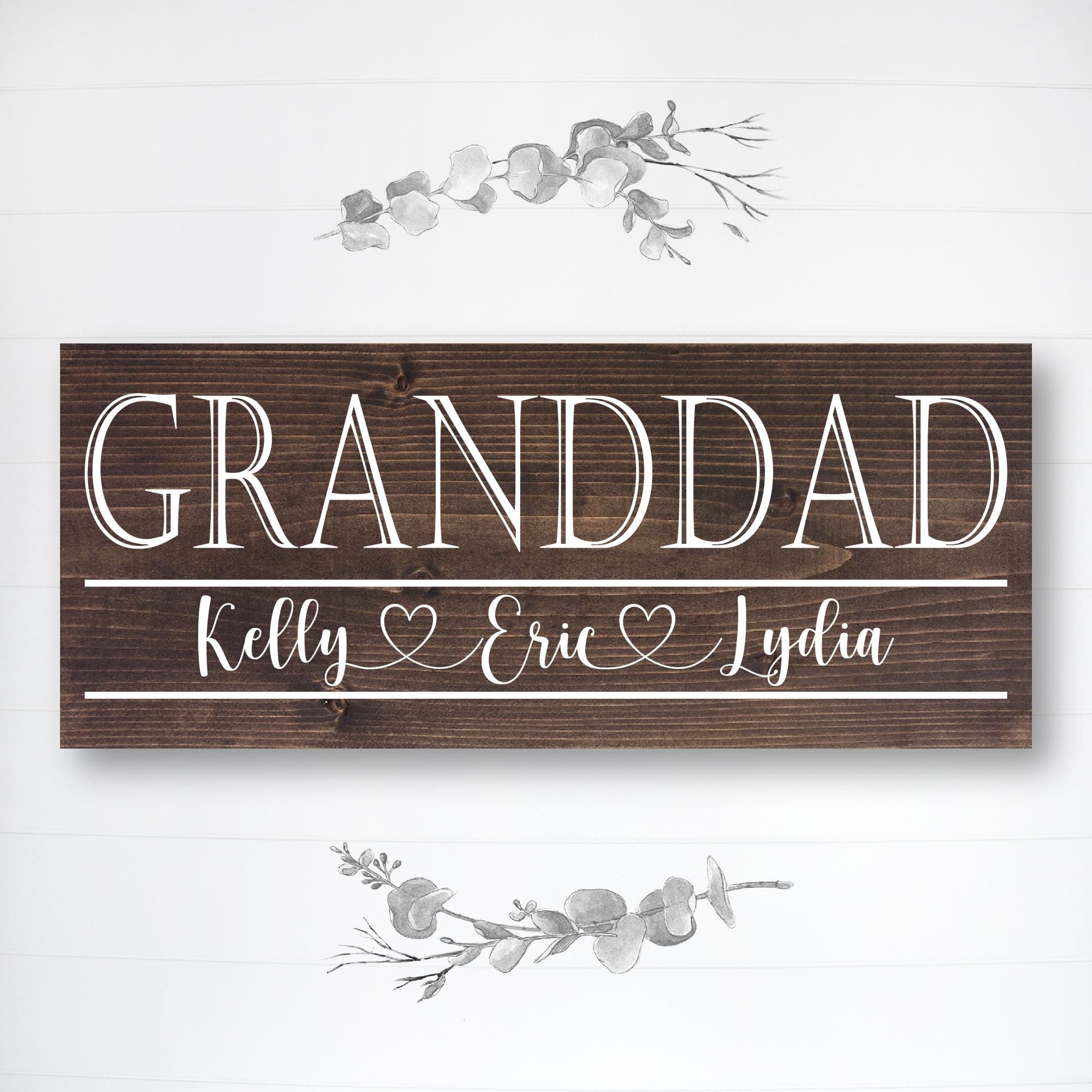 Grand Dad - Custom Father's Day Sign - Dream Big Printables