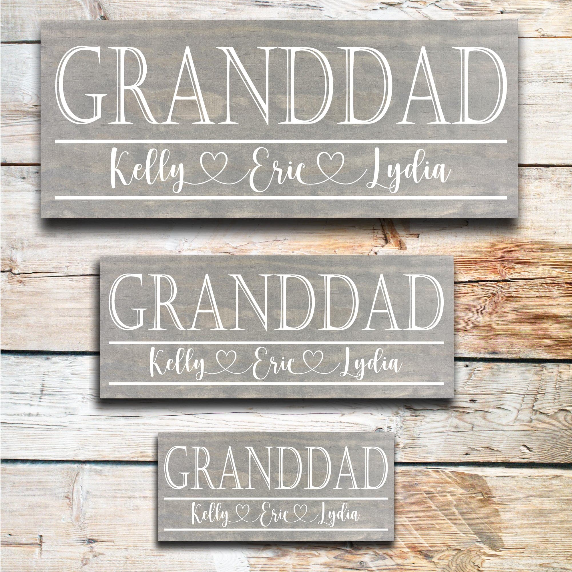 Grand Dad - Custom Father's Day Sign - Dream Big Printables