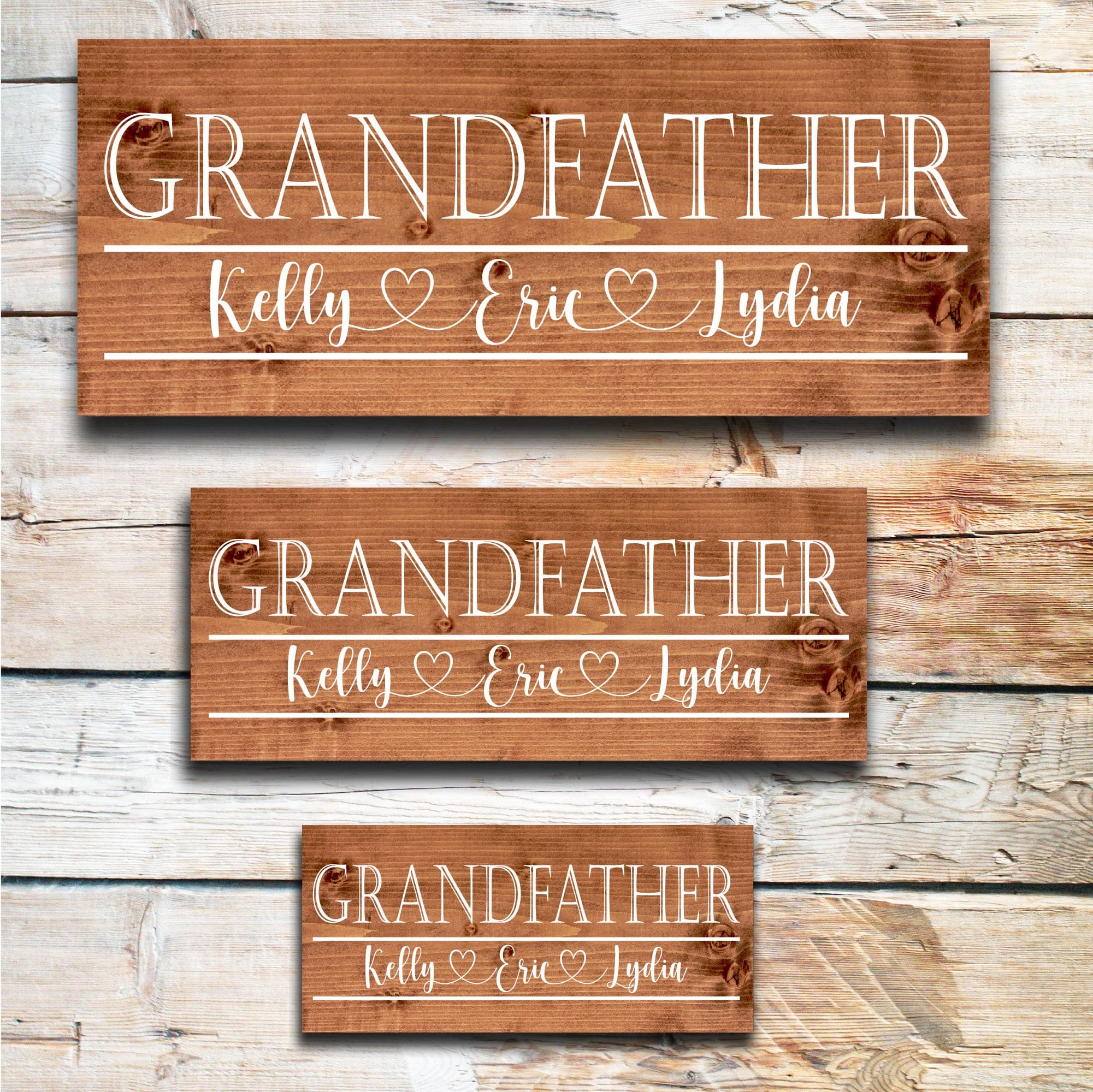 Grand Father - Custom Father's Day Sign - Dream Big Printables