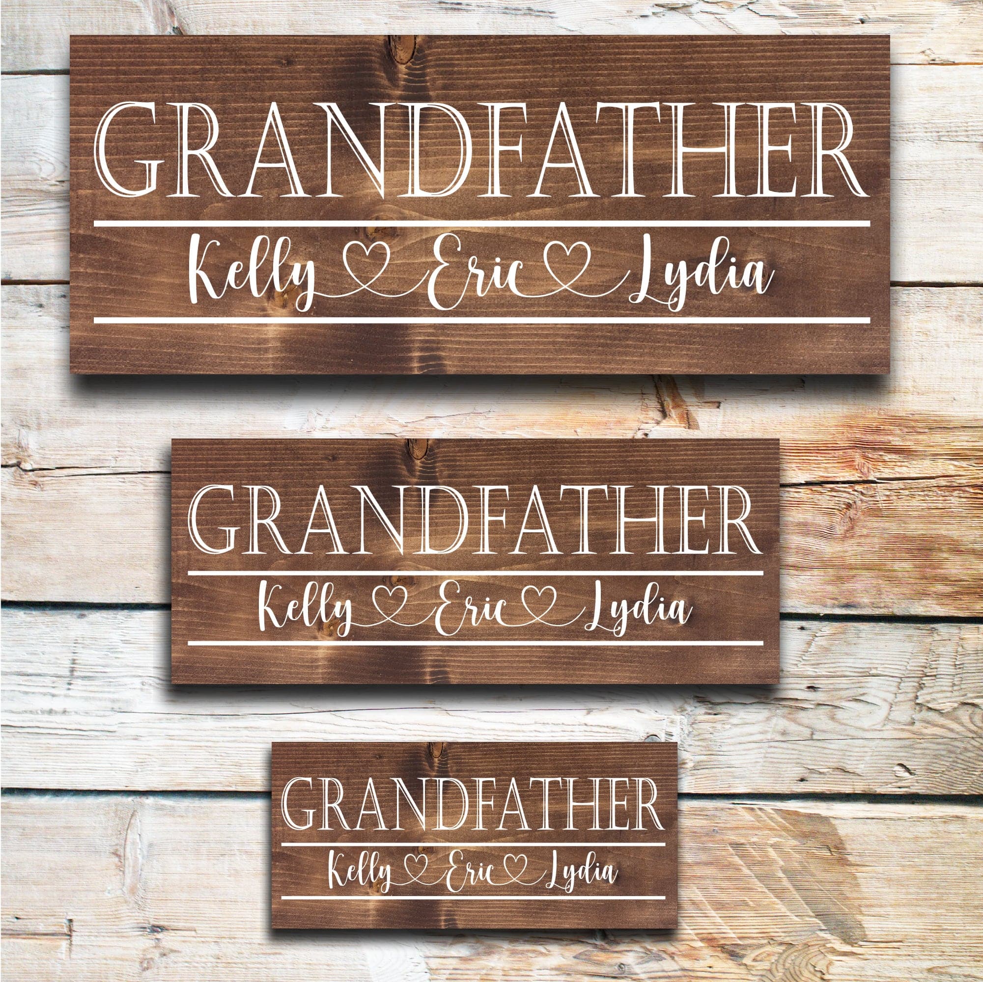 Grand Father - Custom Father's Day Sign - Dream Big Printables