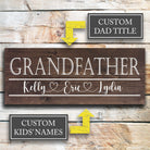 Grand Father - Custom Father's Day Sign - Dream Big Printables