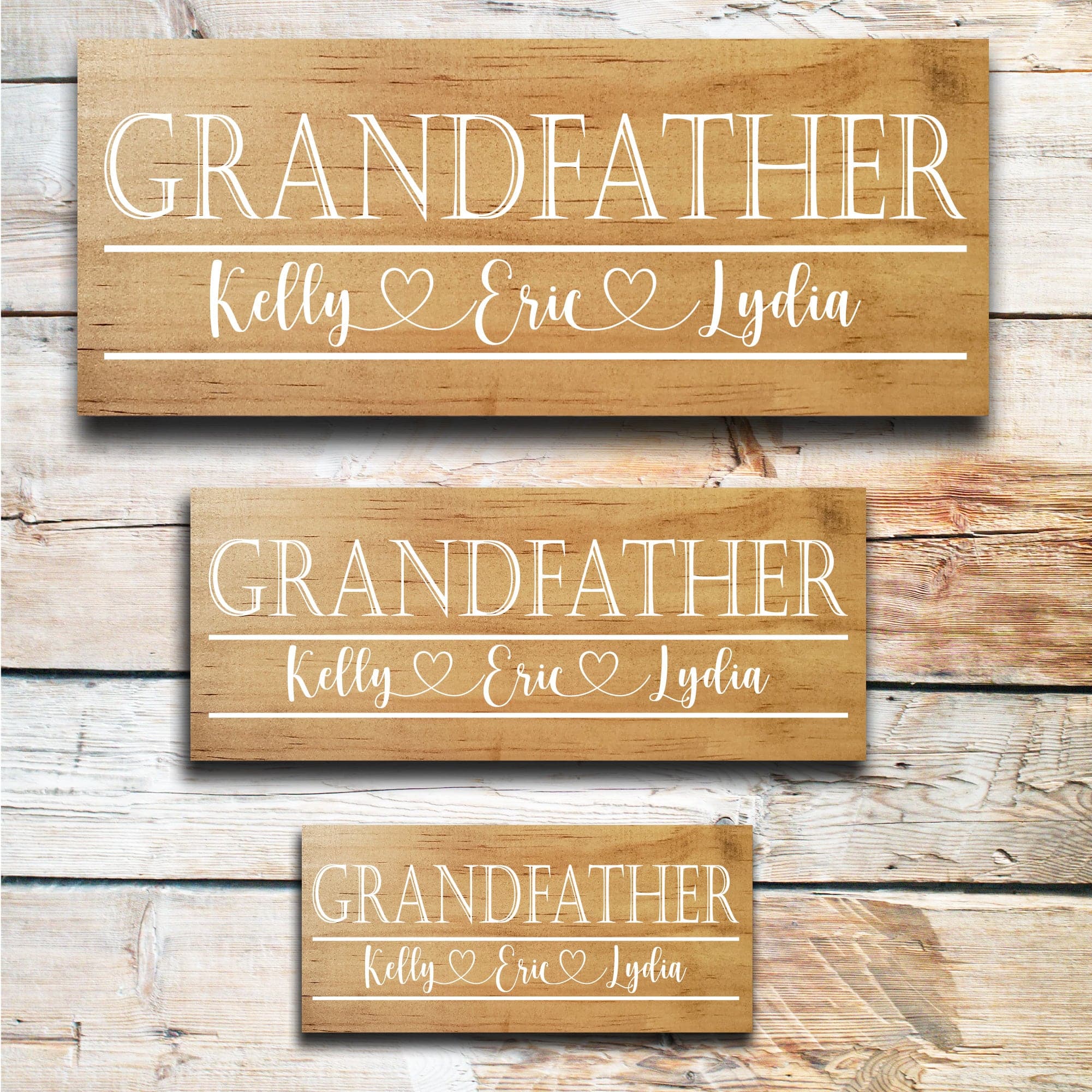 Grand Father - Custom Father's Day Sign - Dream Big Printables