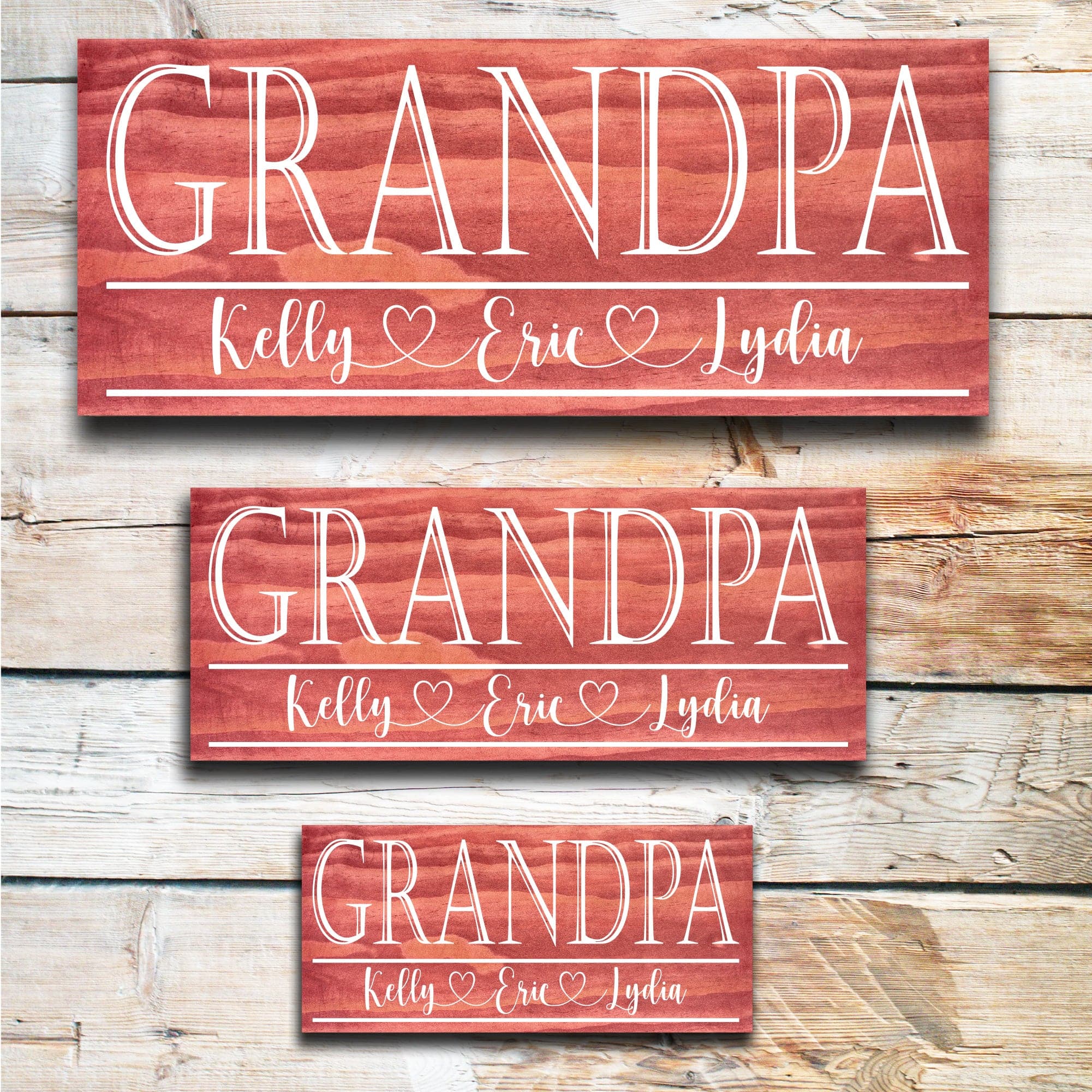 Grand Pa - Custom Father's Day Sign - Dream Big Printables