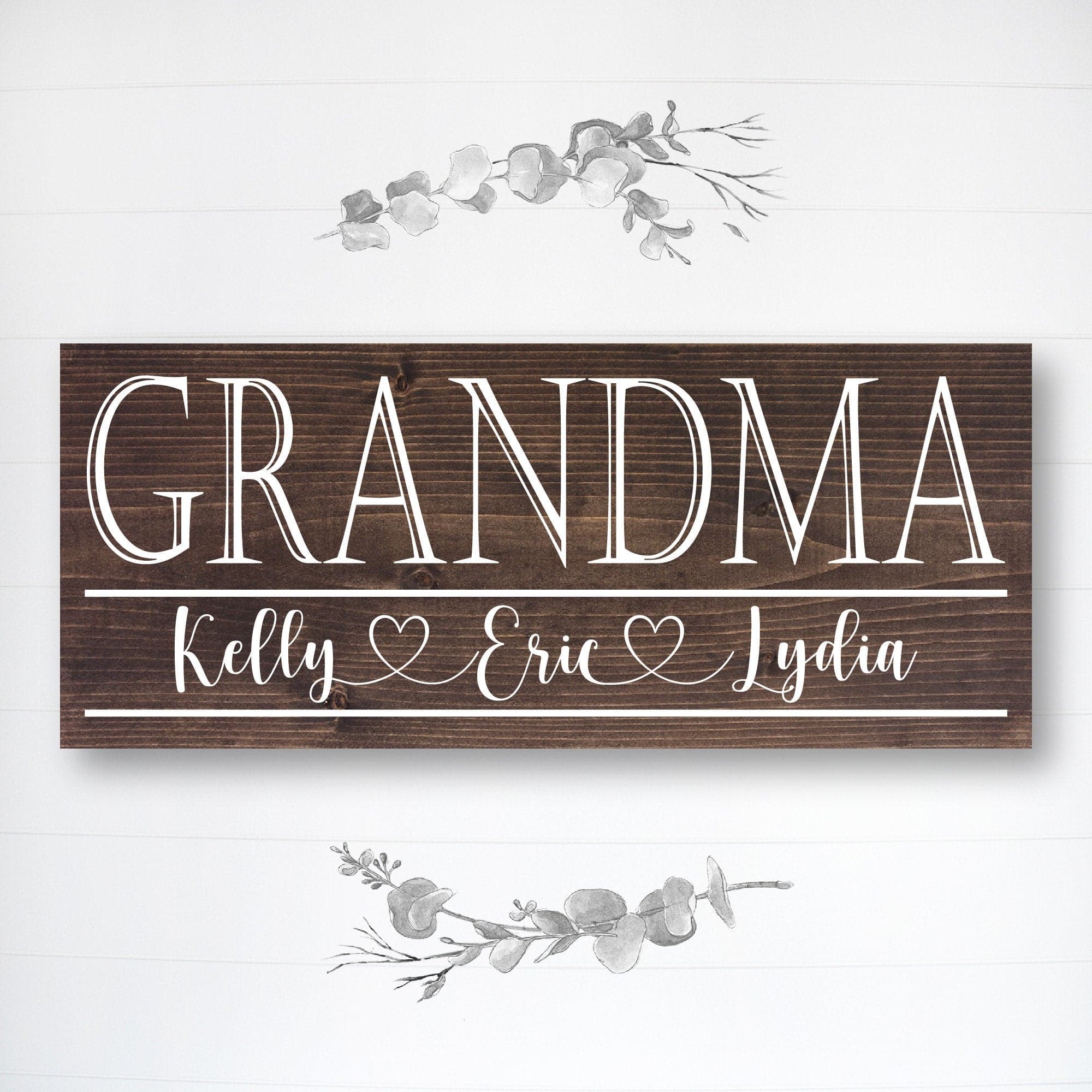 Grandma - Custom Mother's Day Sign - Dream Big Printables